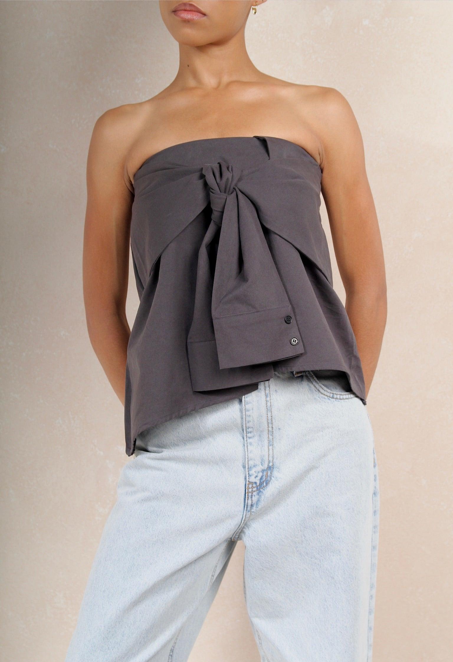 Taryn Grey Skirt/Top Product Image