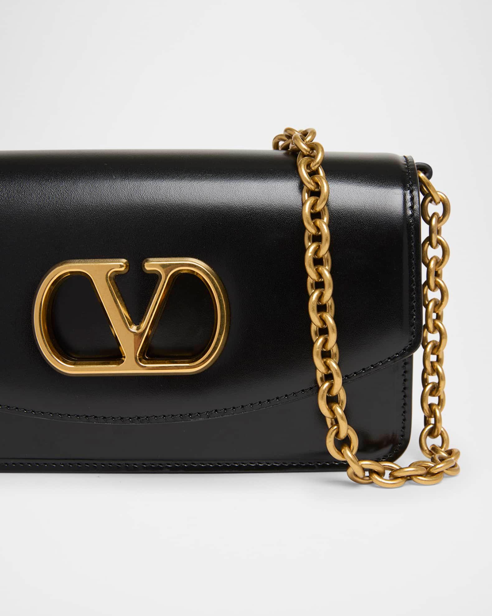 Vain Small VLOGO Leather Clutch Bag Product Image