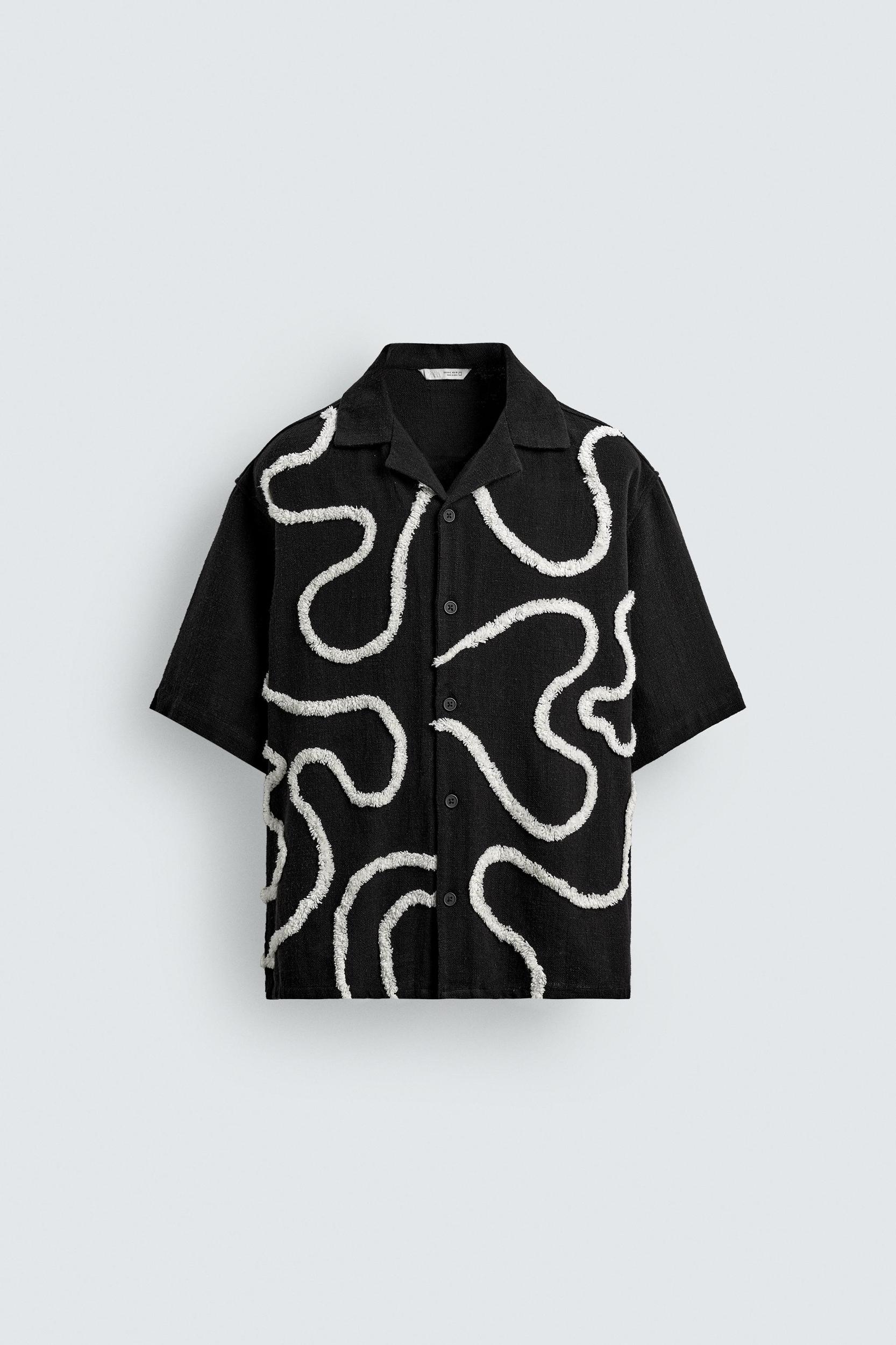 RAISED EMBROIDERY SHIRT Product Image