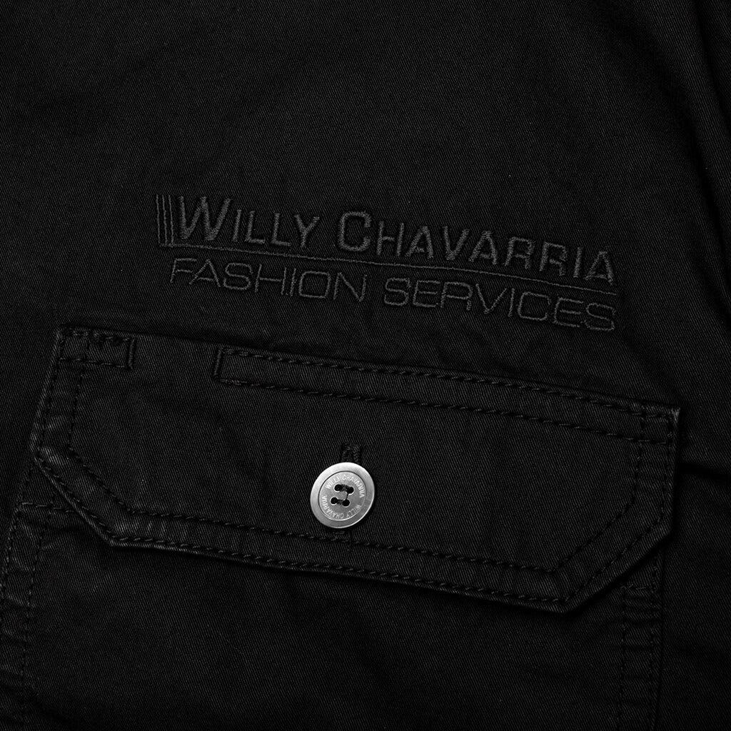 1952 Poplin Boxy Fit Shirt - Black Male Product Image