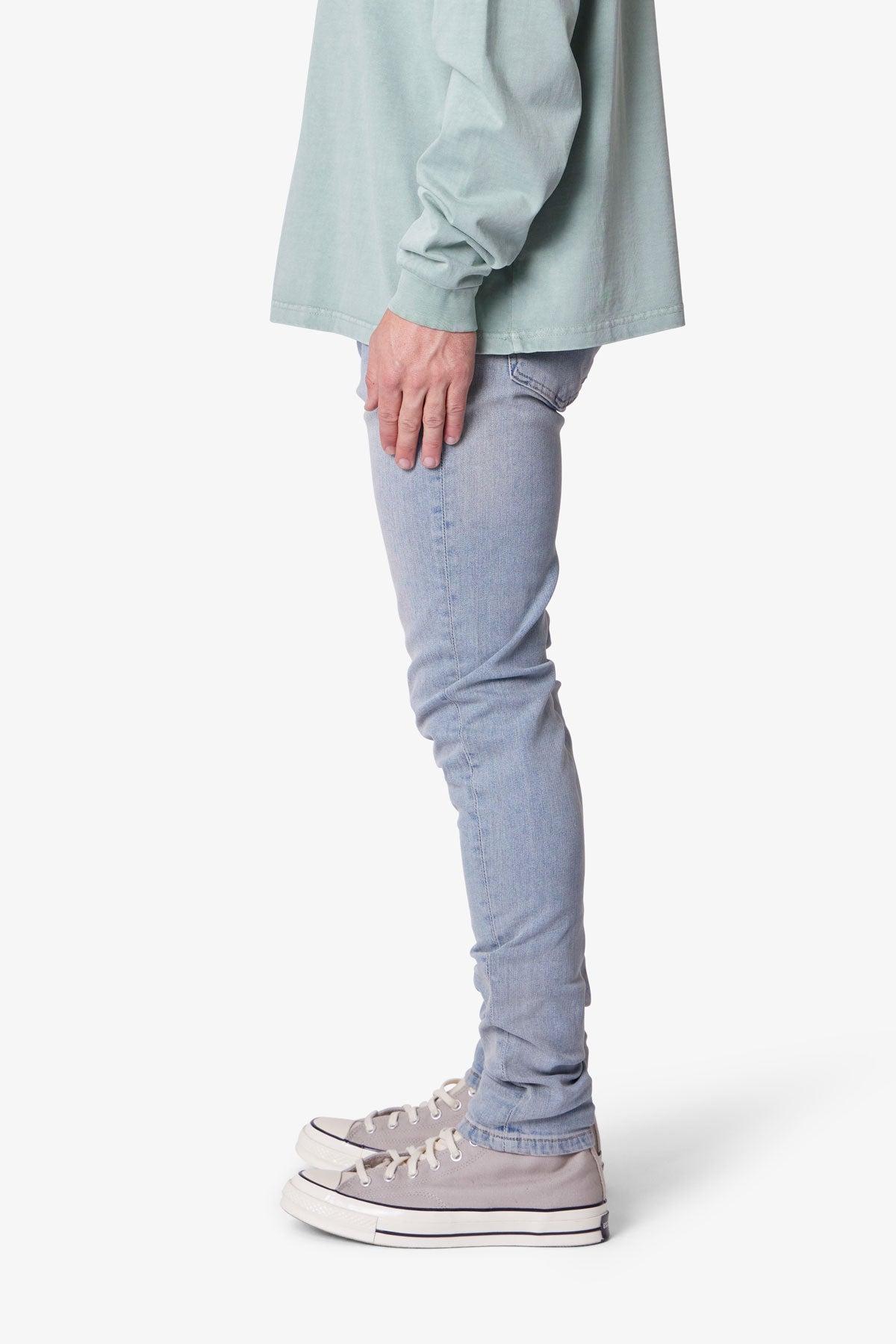 Skinny Denim - Light Sand Washed Blue Product Image