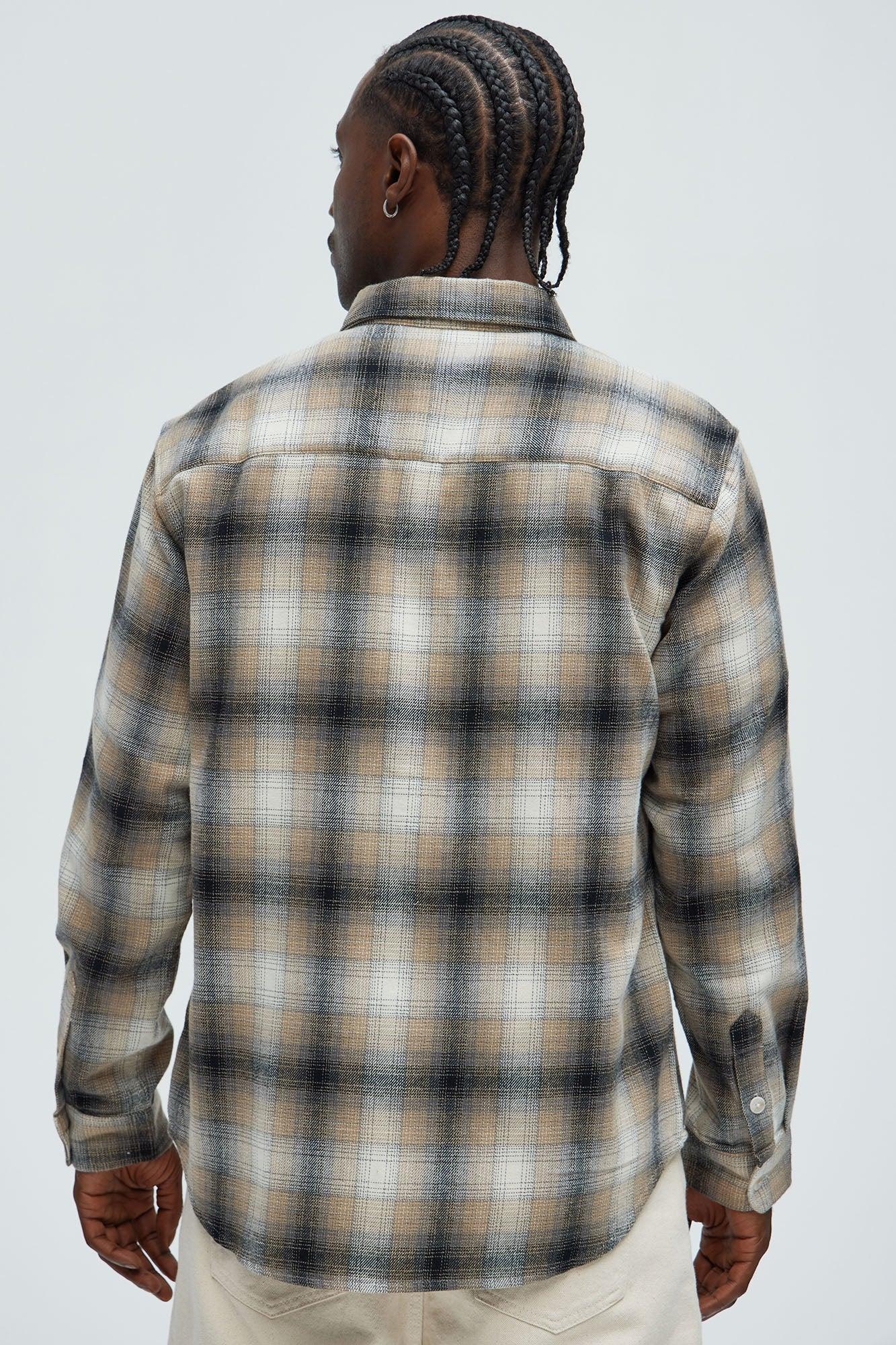 Dighton Plaid Shirt - Taupe/combo Male Product Image