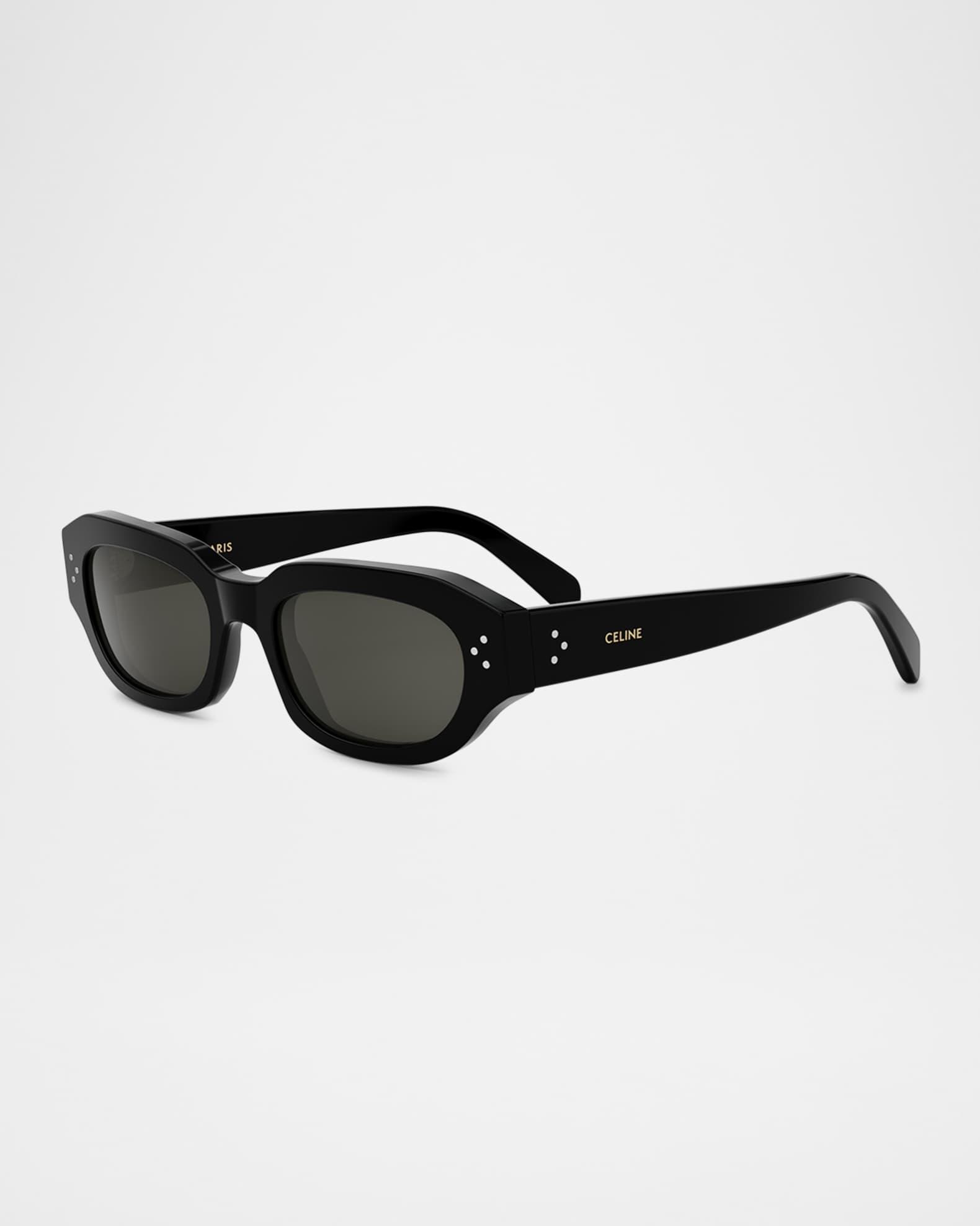 Men's 3 Dots Acetate Rectangle Sunglasses Product Image