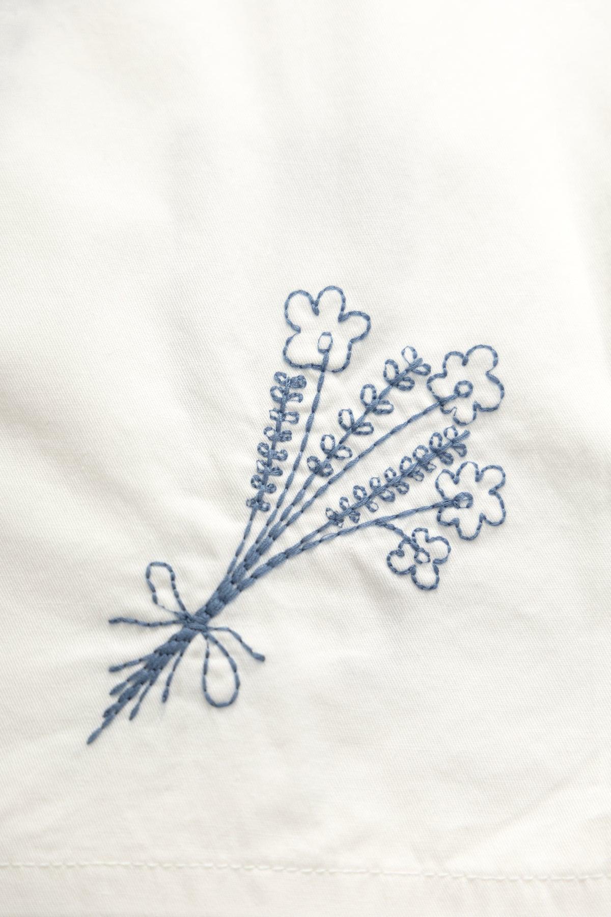 Light Twill Picnic Short Sleeve Shirt - Off White Product Image