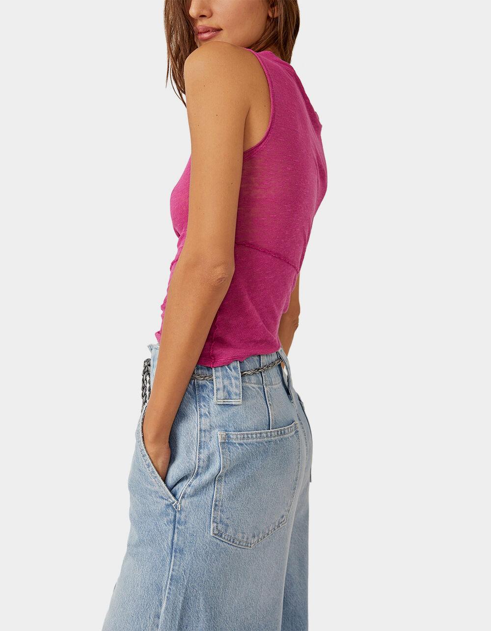 FREE PEOPLE Fall For Me Womens Tee - PINK Product Image