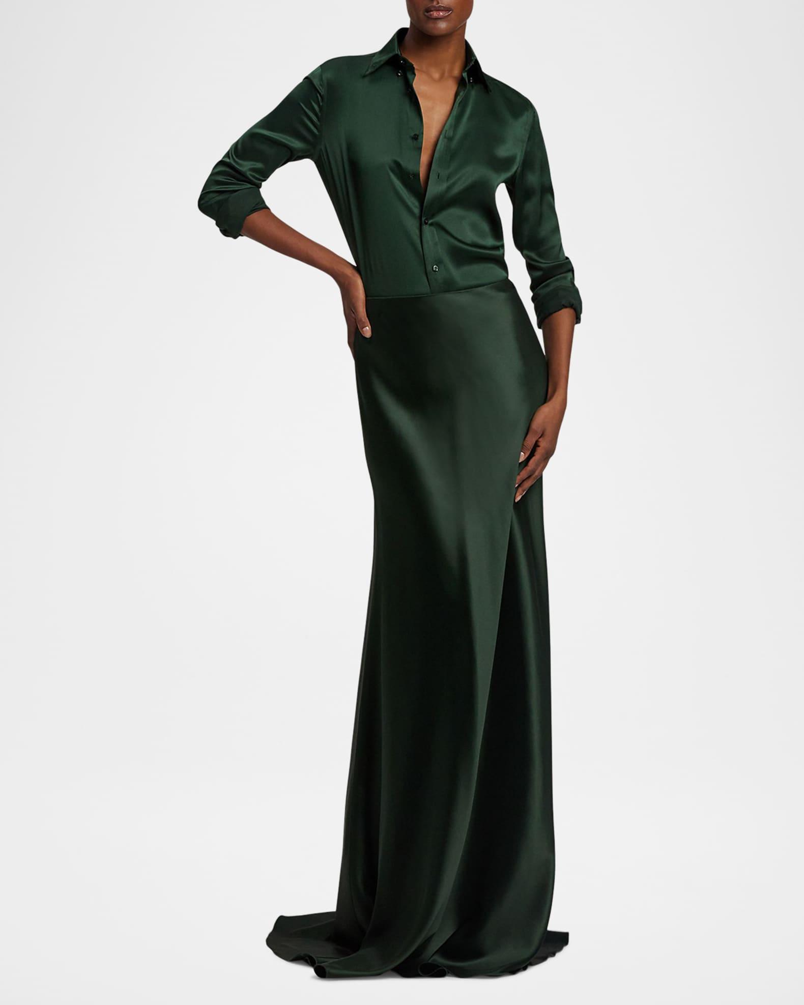 Masina Satin Maxi Skirt Product Image