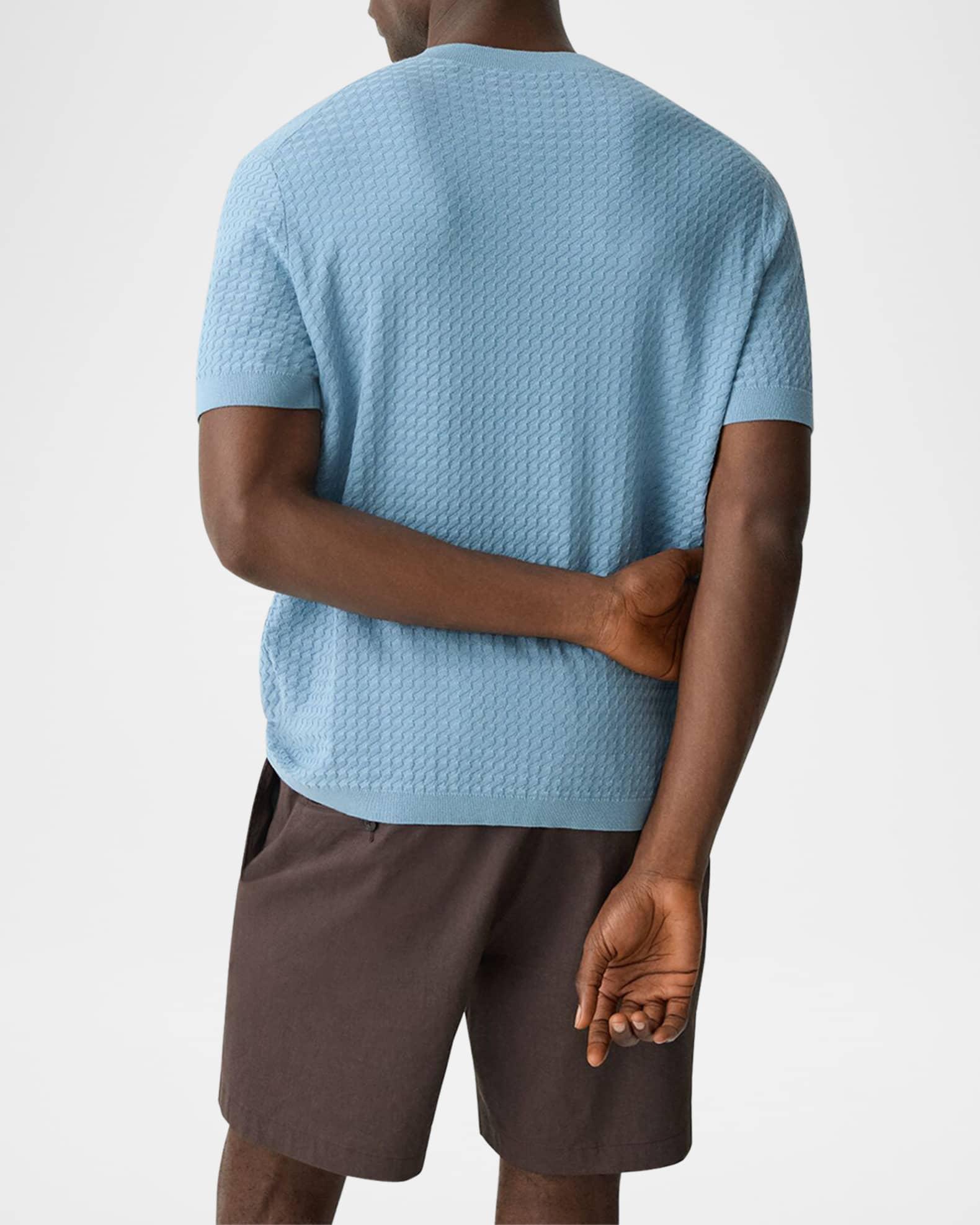 Mens Damian Tactile Cotton T-Shirt Product Image