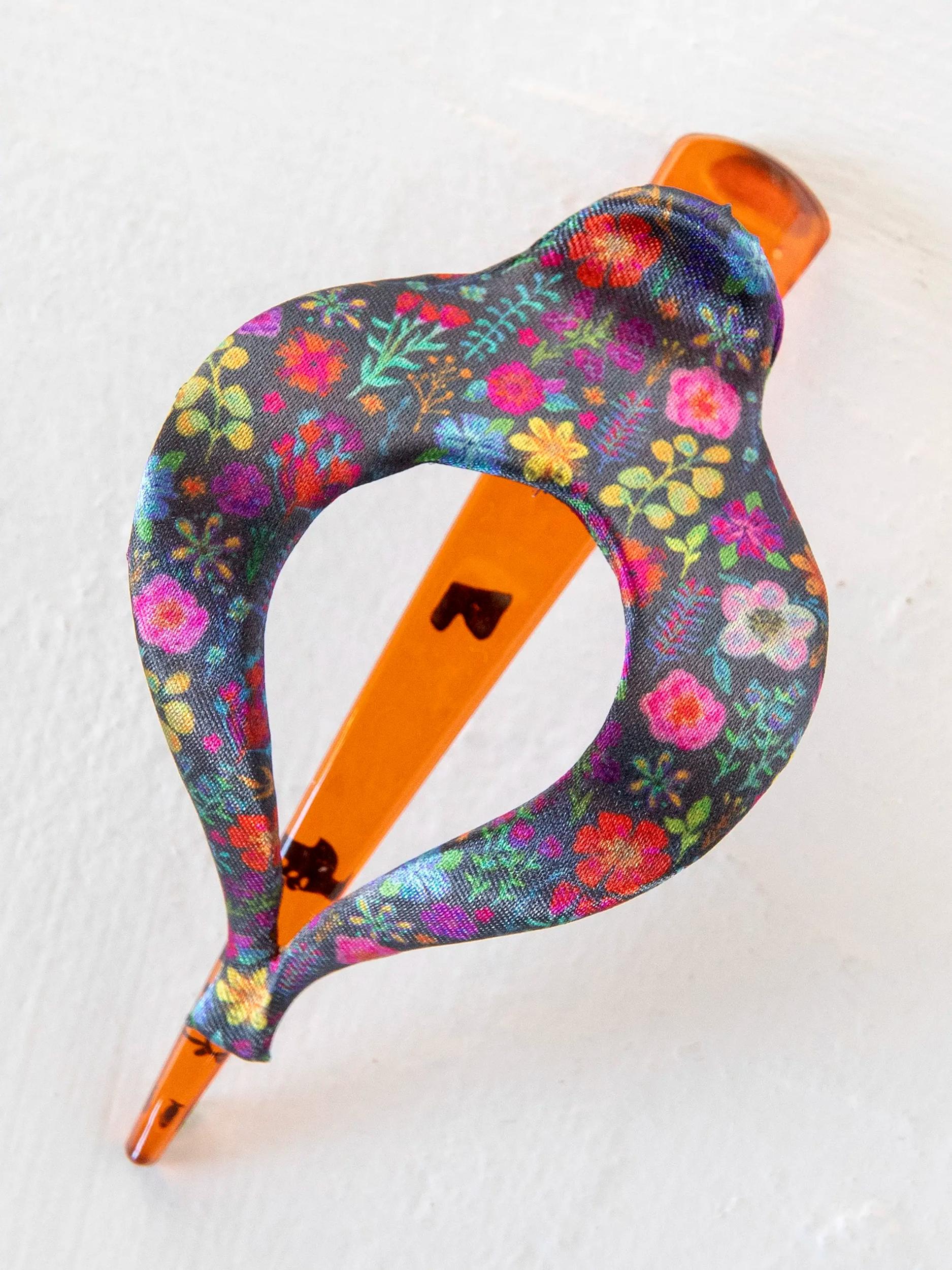 Boho Clip - Satin Rainbow Garden Product Image