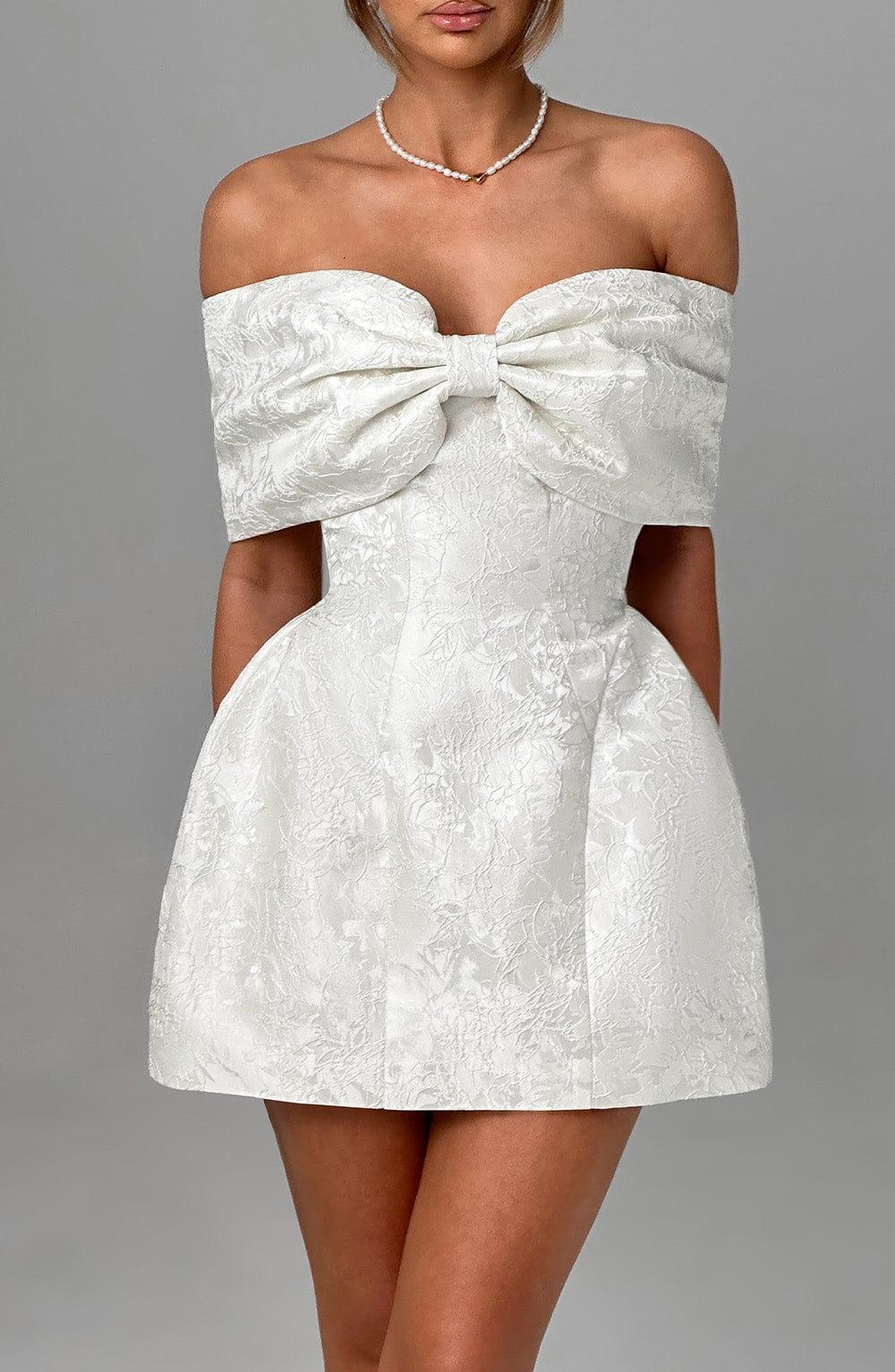 Raquel Mini Dress - Ivory Product Image