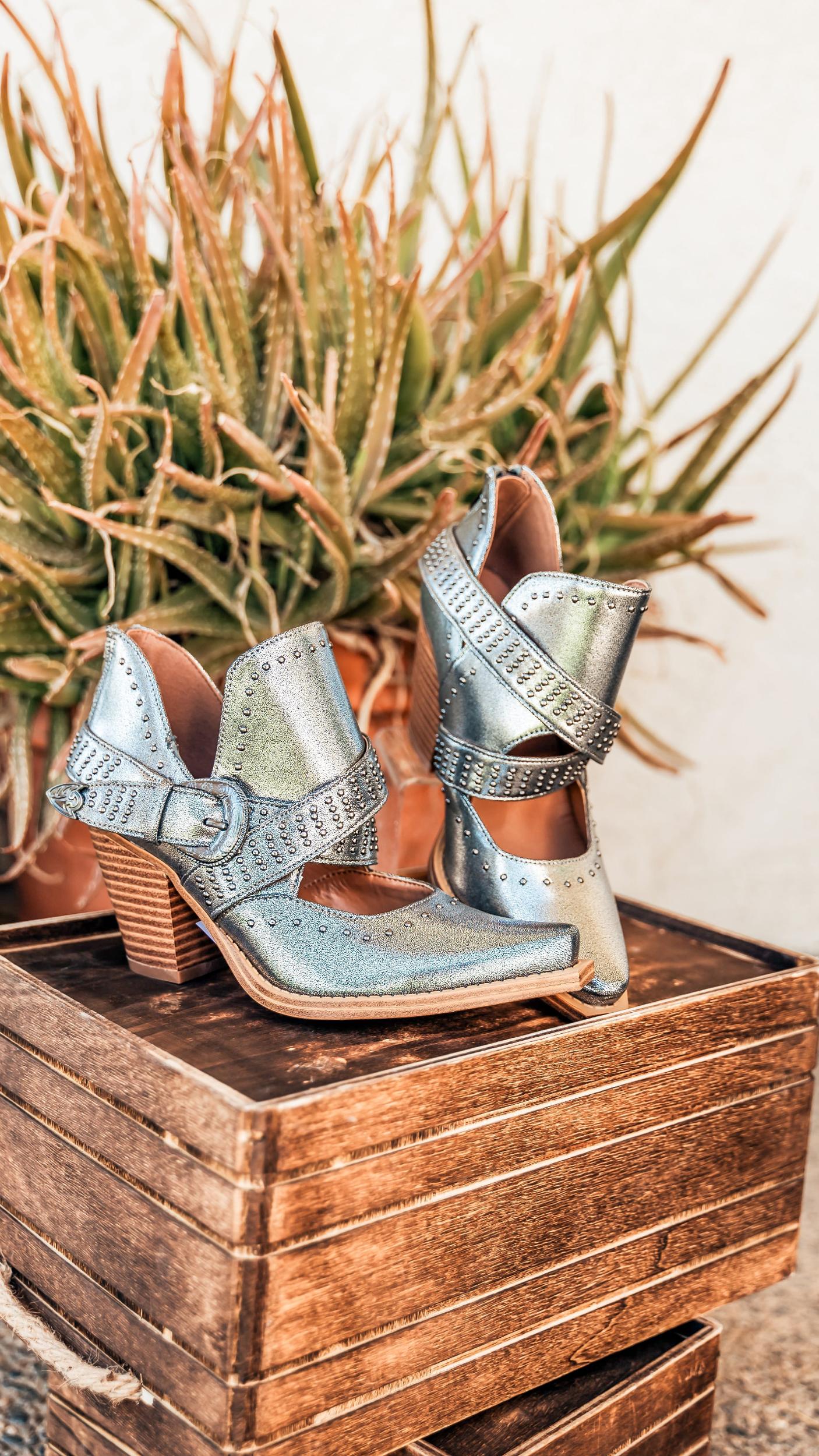 Fiona Ankle Boot in Silver (Online Exclusive) Product Image