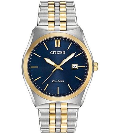 Citizen Eco-Drive Mens Corso Stainless Steel Watch, Two Tone Product Image