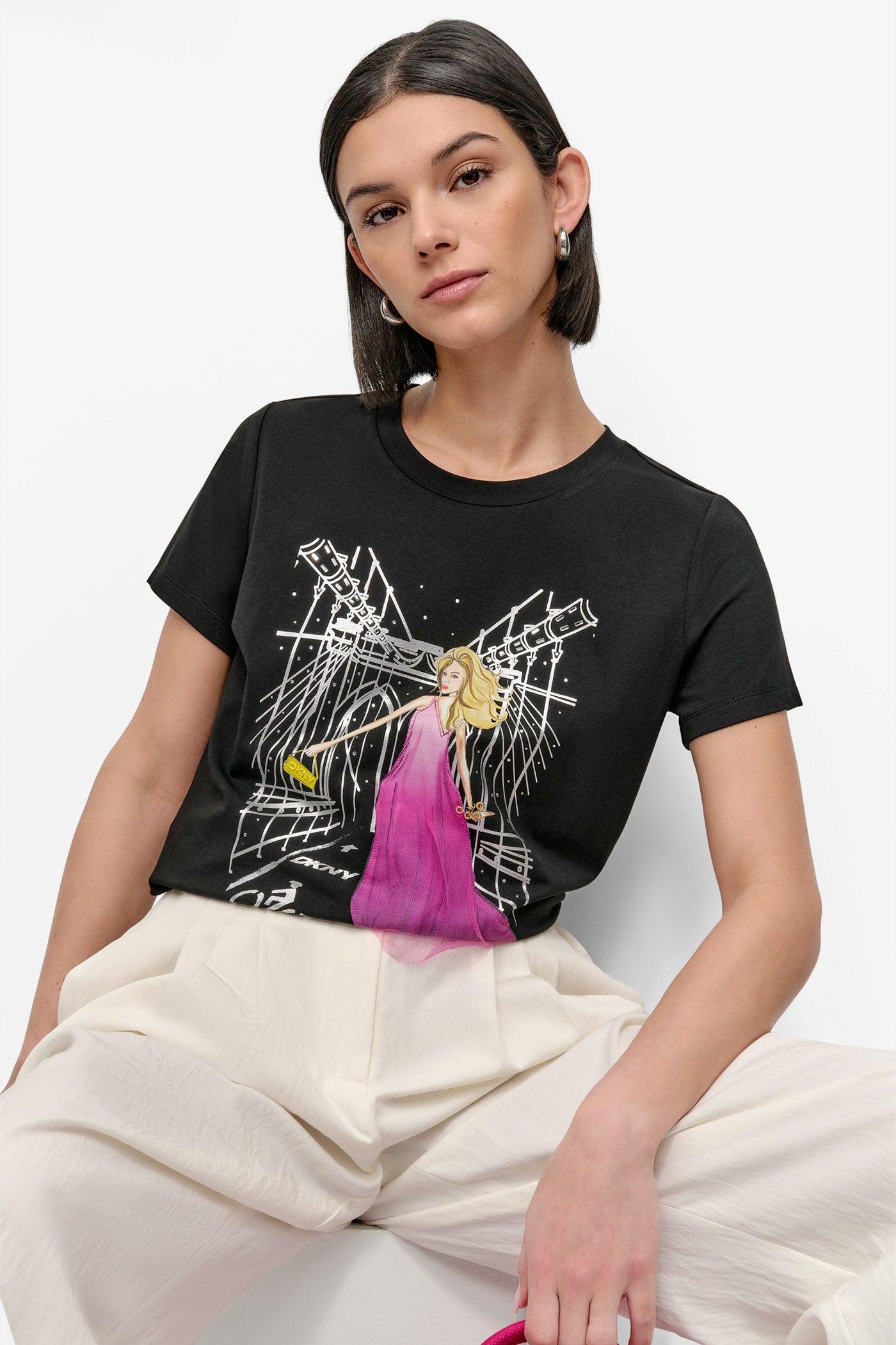 BROOKLYN BRIDGE EMBELLISHED TEE Product Image
