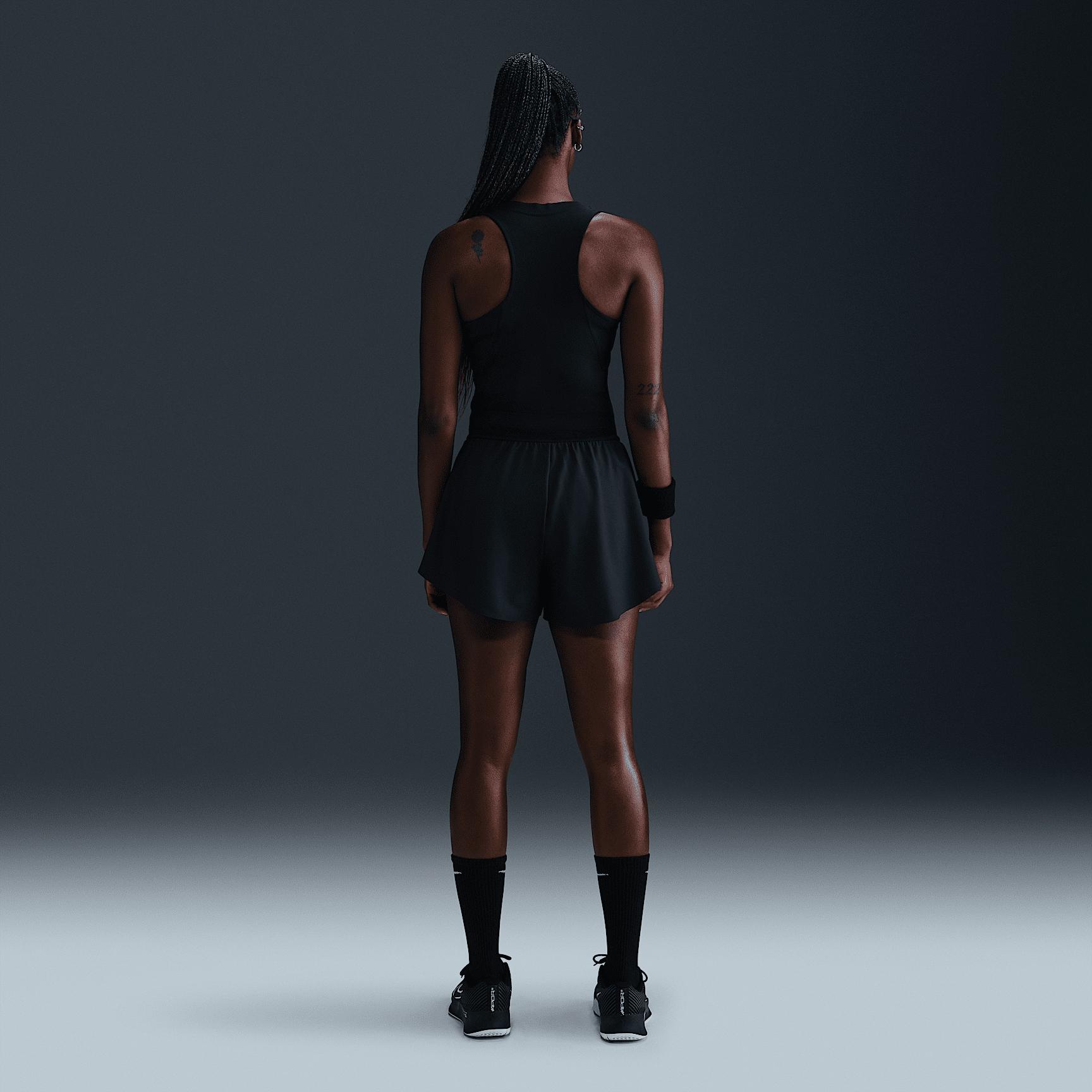 Nike Womens Court Ace Advantage Dri-FIT Tennis Shorts | FZ6723-010 Product Image