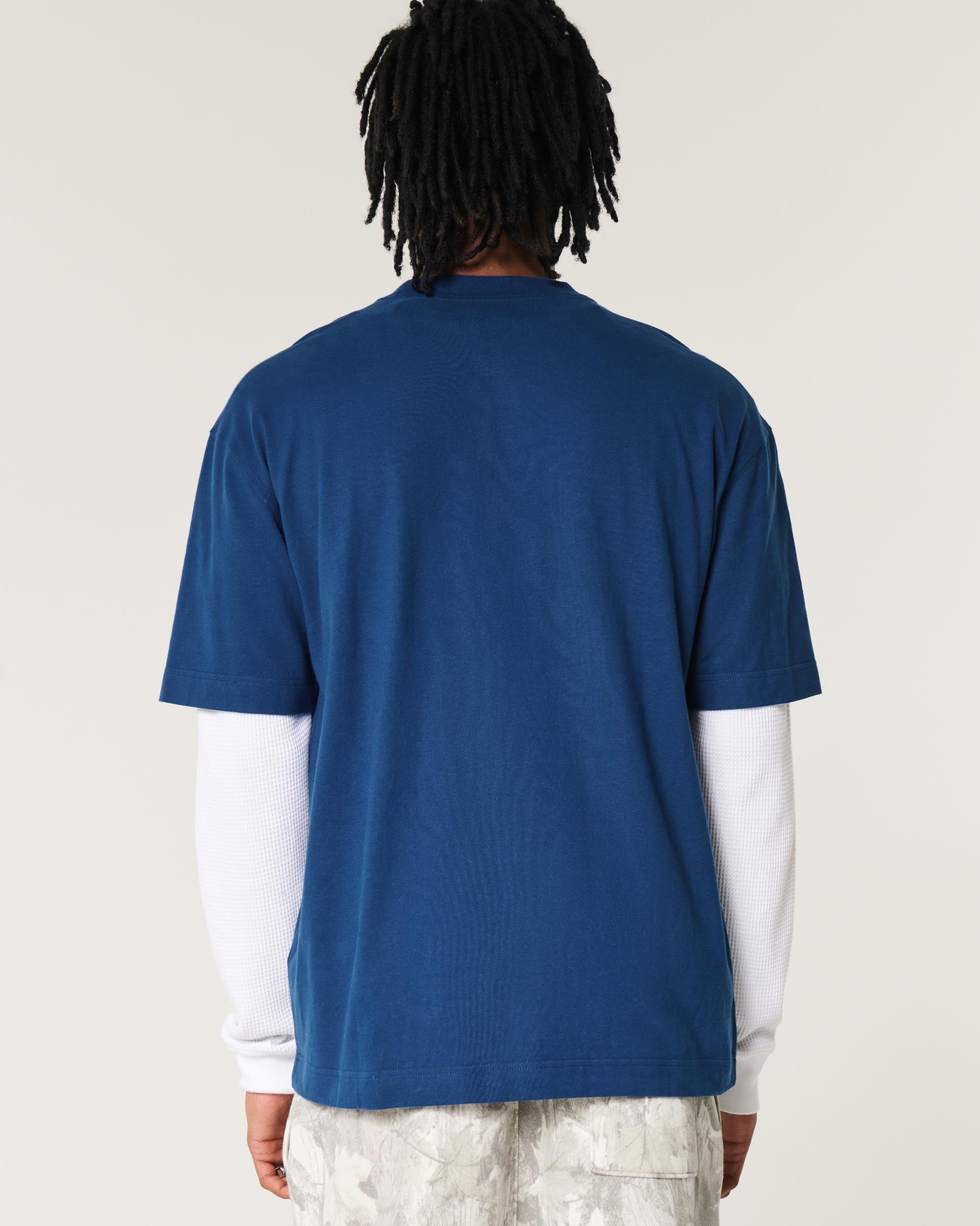 Boxy Heavyweight Logo Crew T-Shirt Product Image