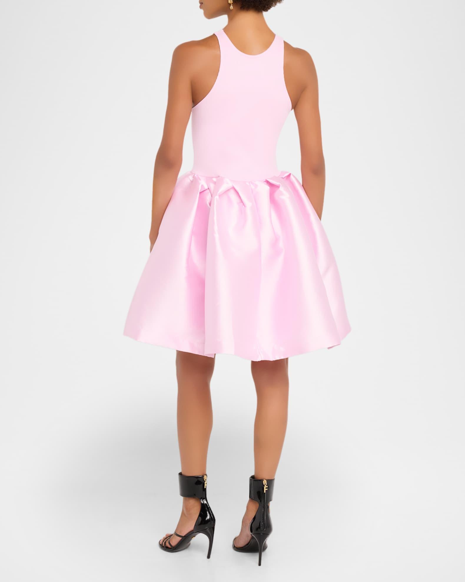 Fit-&-Flare Jersey Mikado Princess Dress Product Image