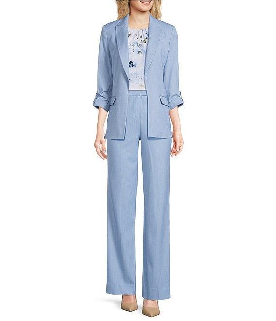 Calvin Klein Faux Denim Straight Pants Product Image