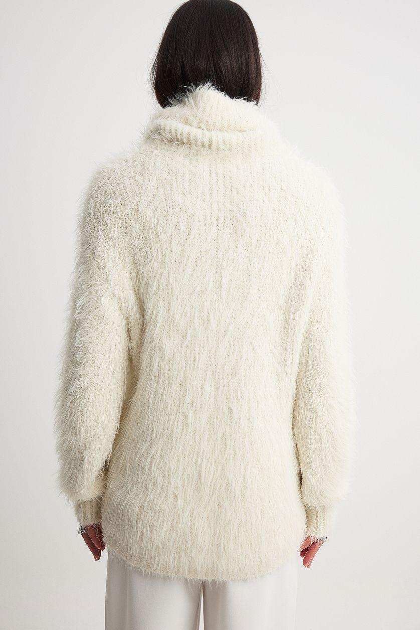 Oversized Turtleneck Knitted Sweater Product Image