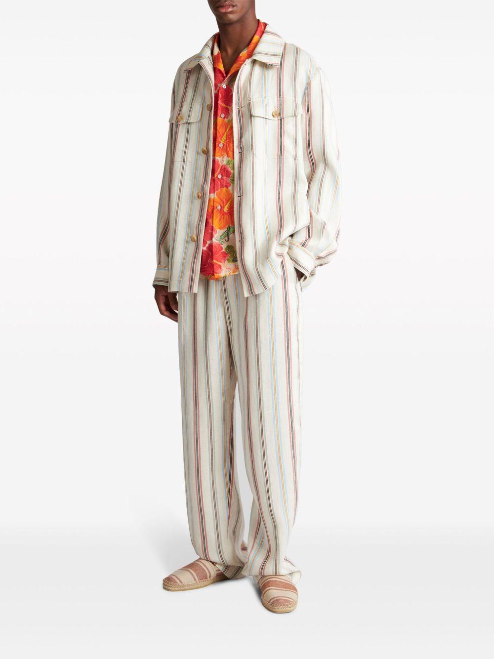 floral-print cotton shirt Product Image