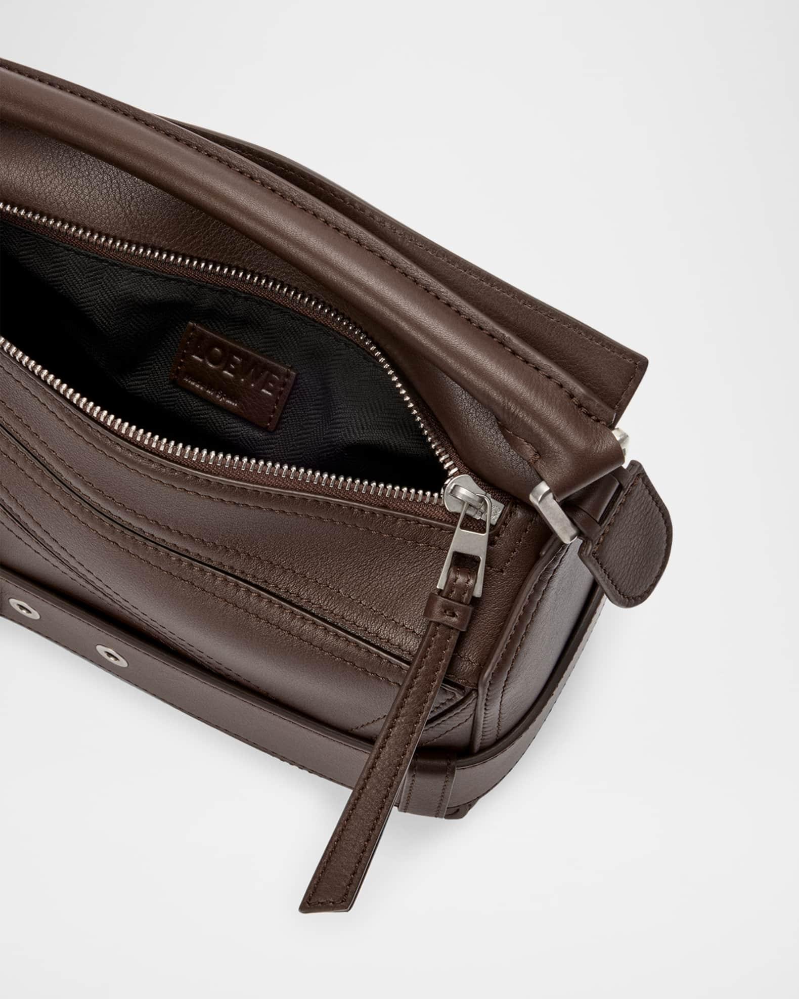 Puzzle Biker Top-Handle Bag in Shiny Leather Product Image