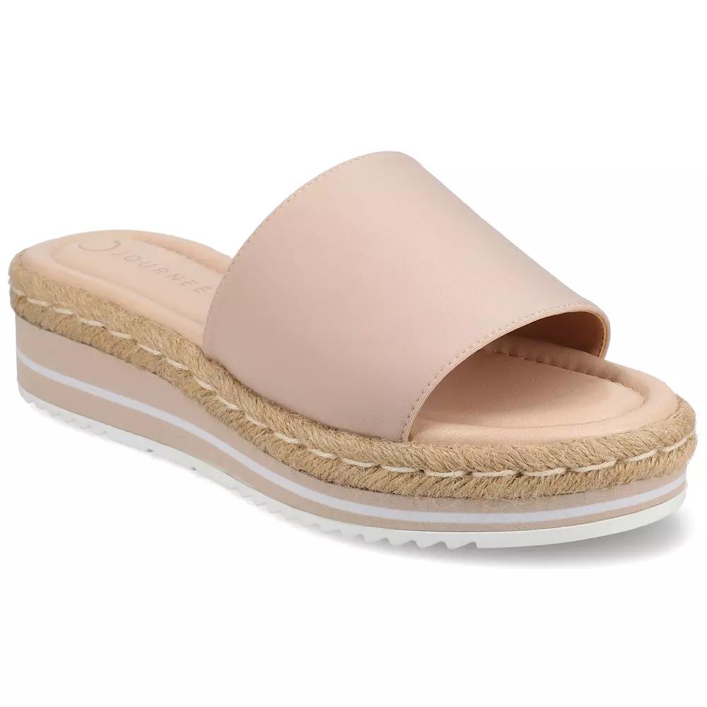 Journee Rosey Women's Espadrille Slide Sandals,  Product Image
