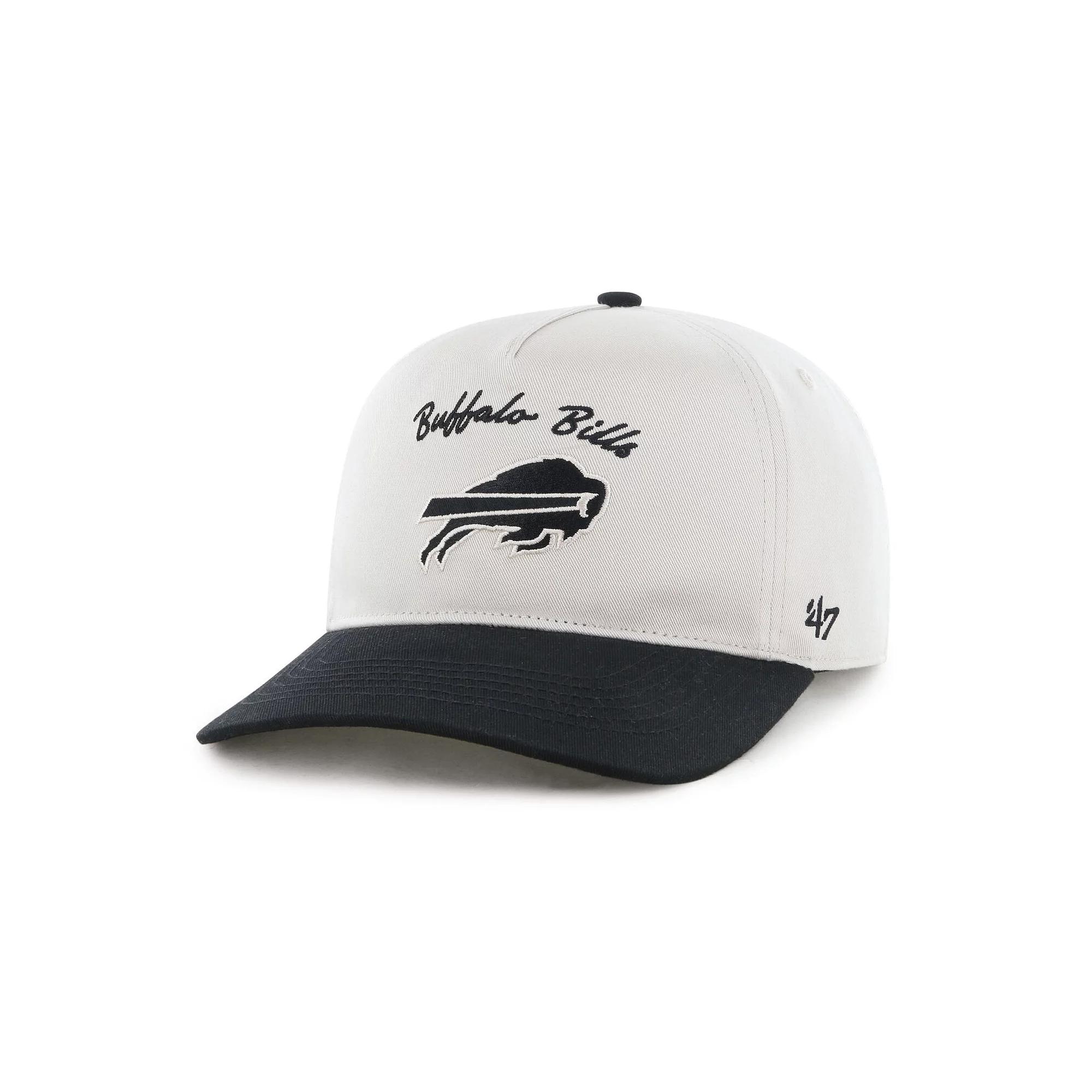 Men's '47 Cream/Black Buffalo Bills Safe Bet Stable Hitch Adjustable Hat, Beige Product Image
