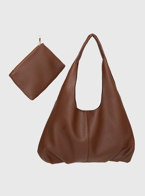 Zenia Shoulder Bag Brown Product Image