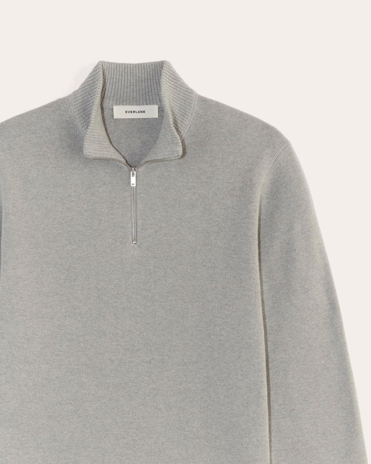 Mens No-Sweat Quarter-Zip Sweater by Everlane Product Image