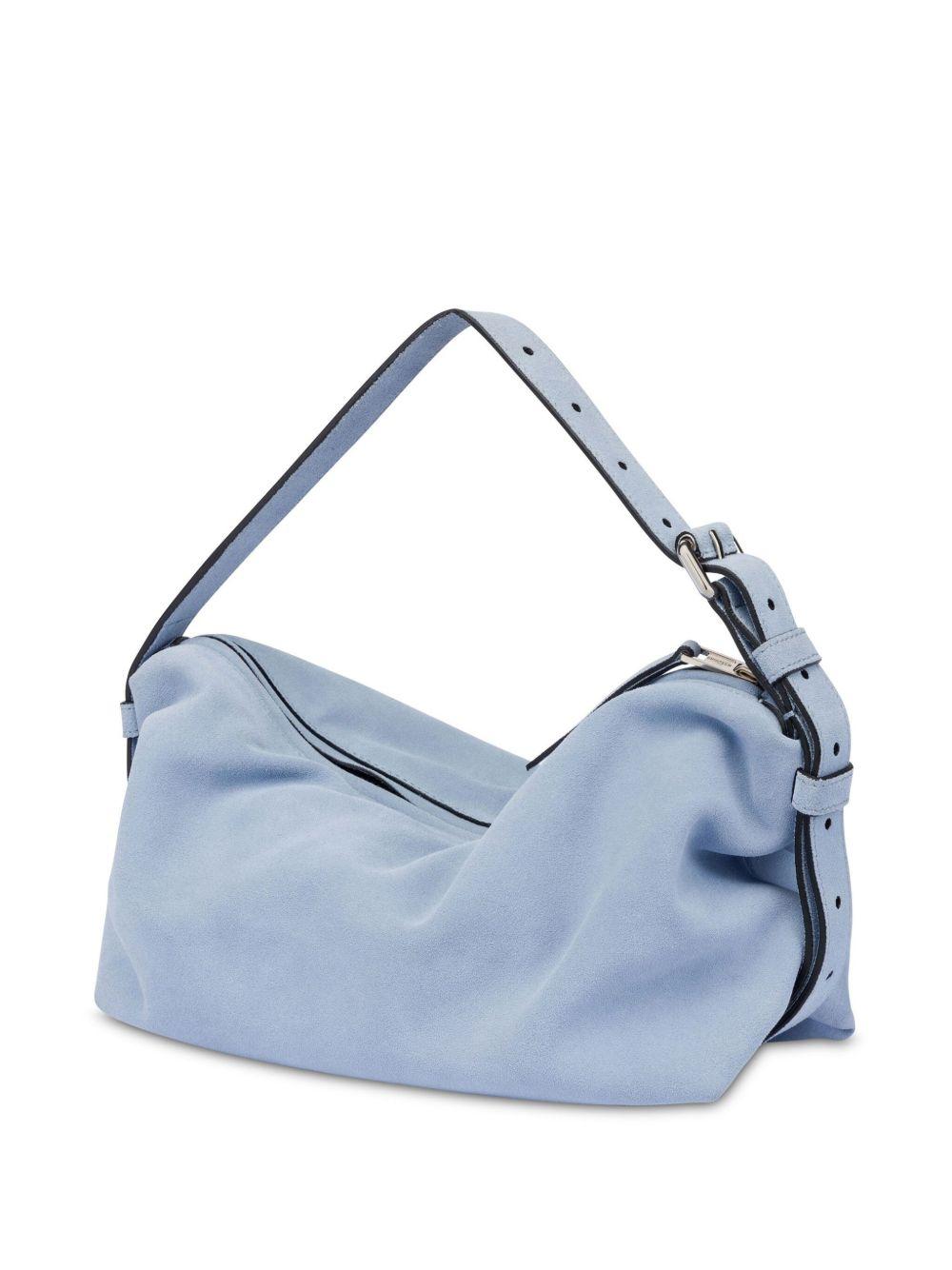 Tie Me suede shoulder bag Product Image