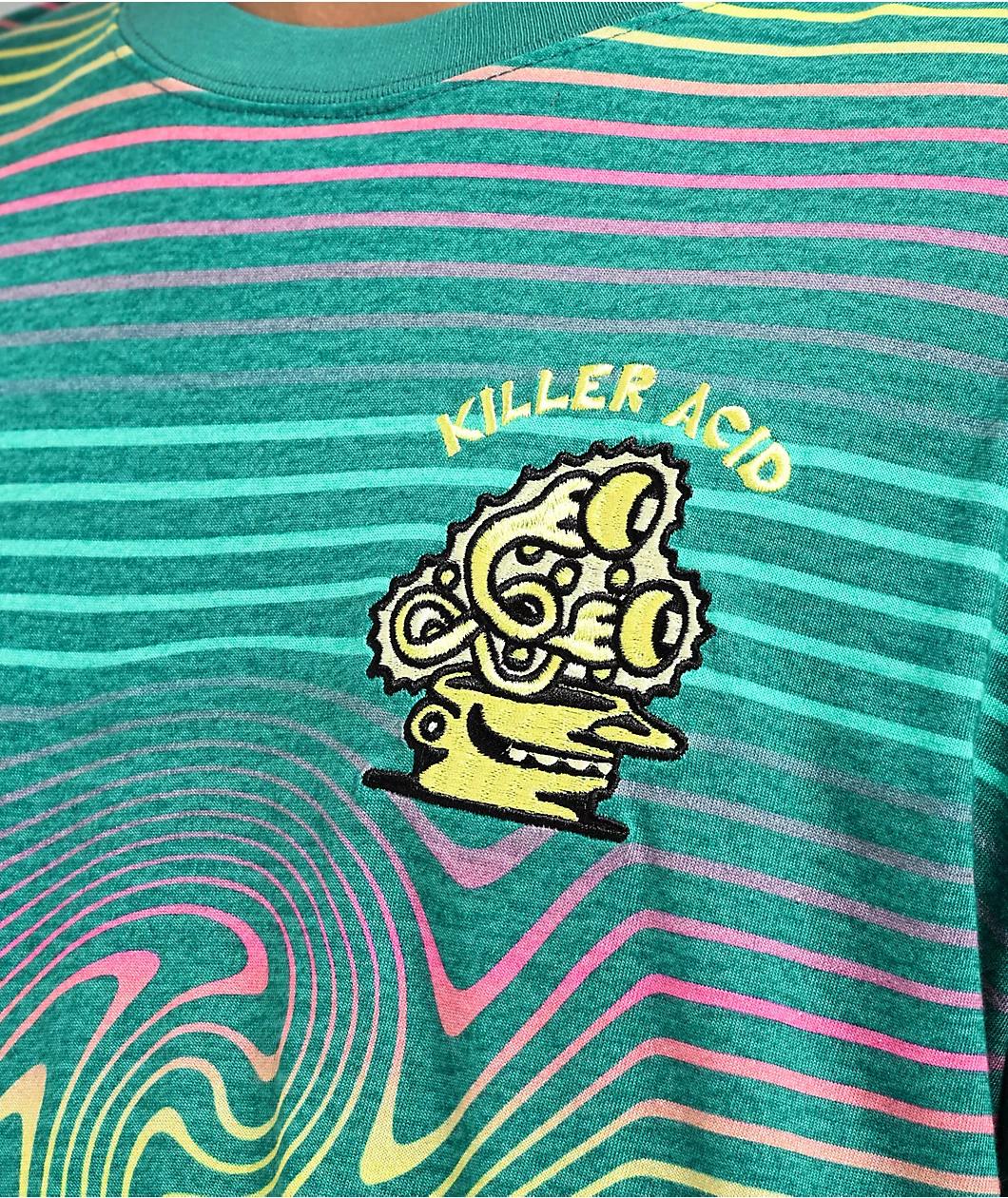 Killer Acid Magic Knit Green T-Shirt Product Image