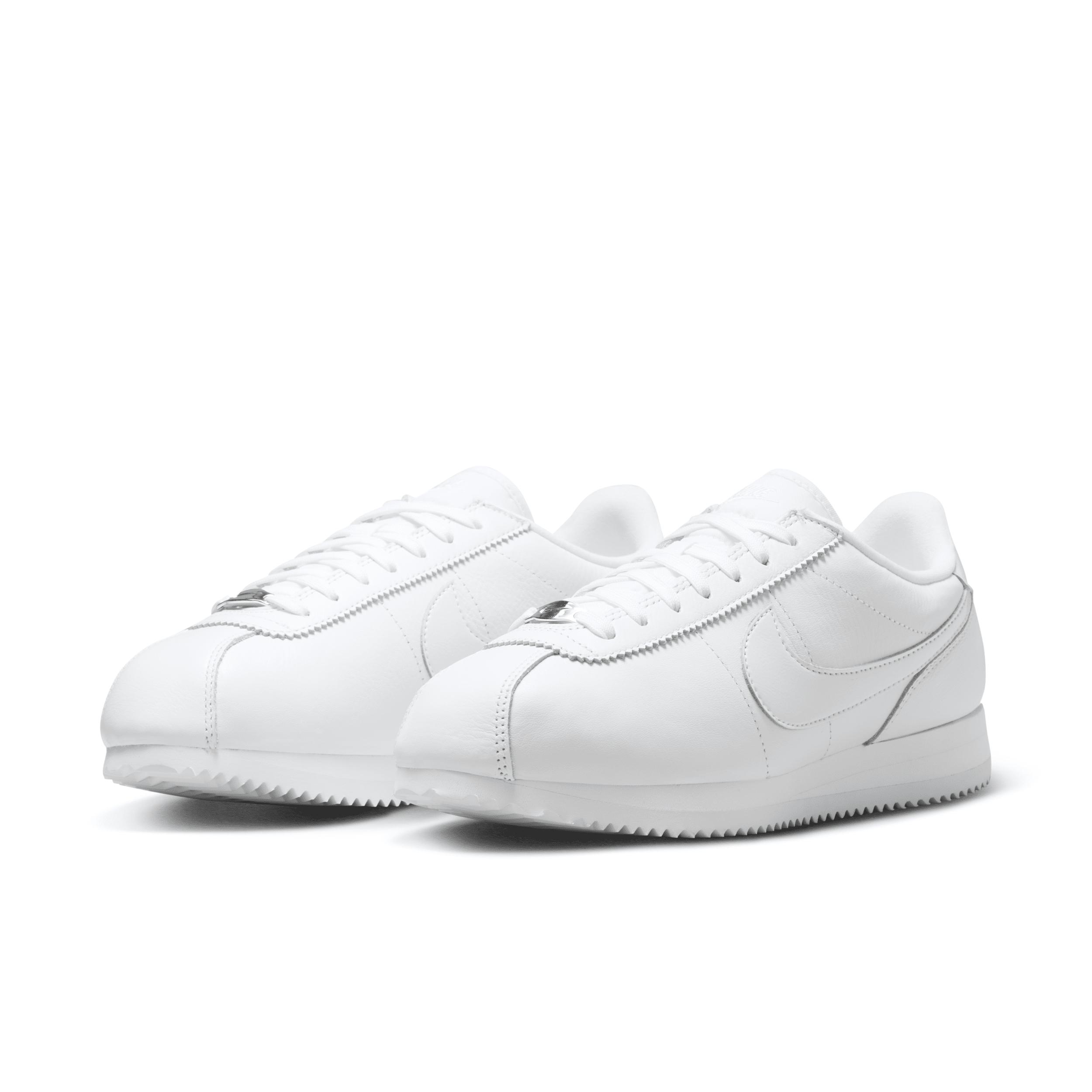 Nike Womens Cortez 23 Premium Leather Casual Shoes in White Product Image