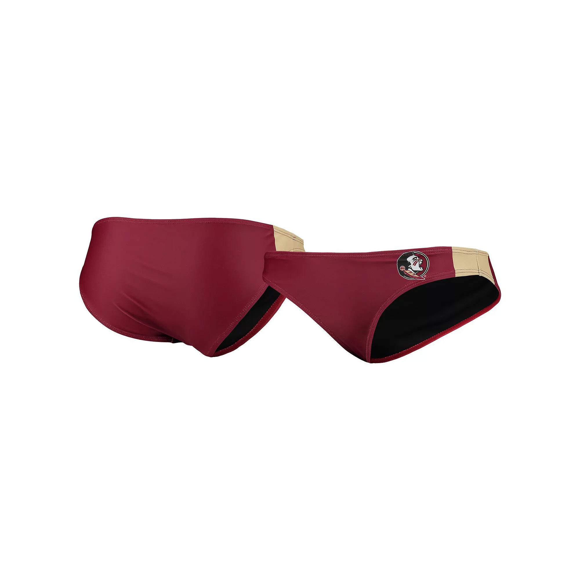 Women's FOCO Garnet Florida State Seminoles Wordmark Bikini Bottom,  Product Image