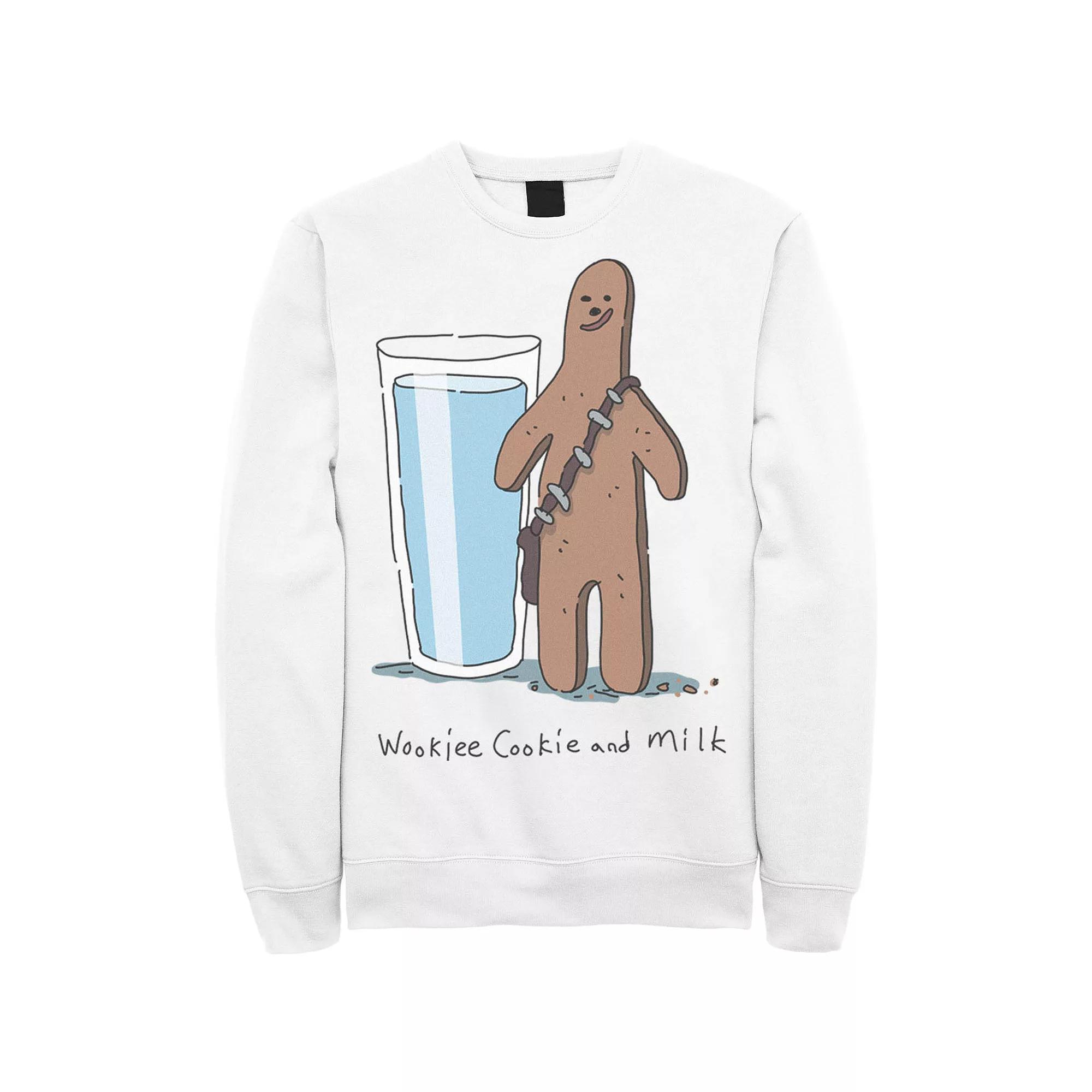 Men's Star Wars Chewbacca Wookiee Cookie And Milk Sweatshirt,  Product Image