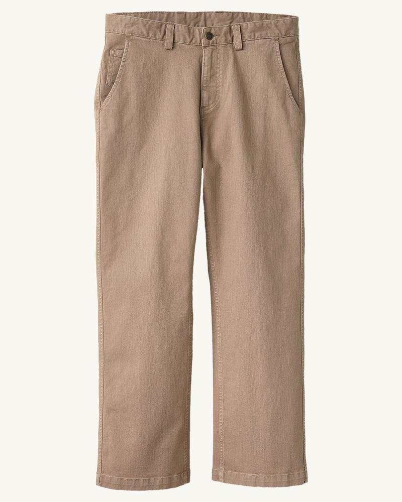 Heavy Twill Trouser - Khaki Product Image