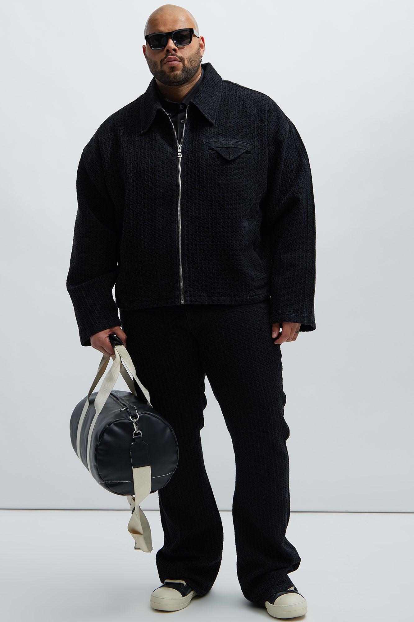 Warsaw Stacked Slim Flare Jeans - Black Product Image