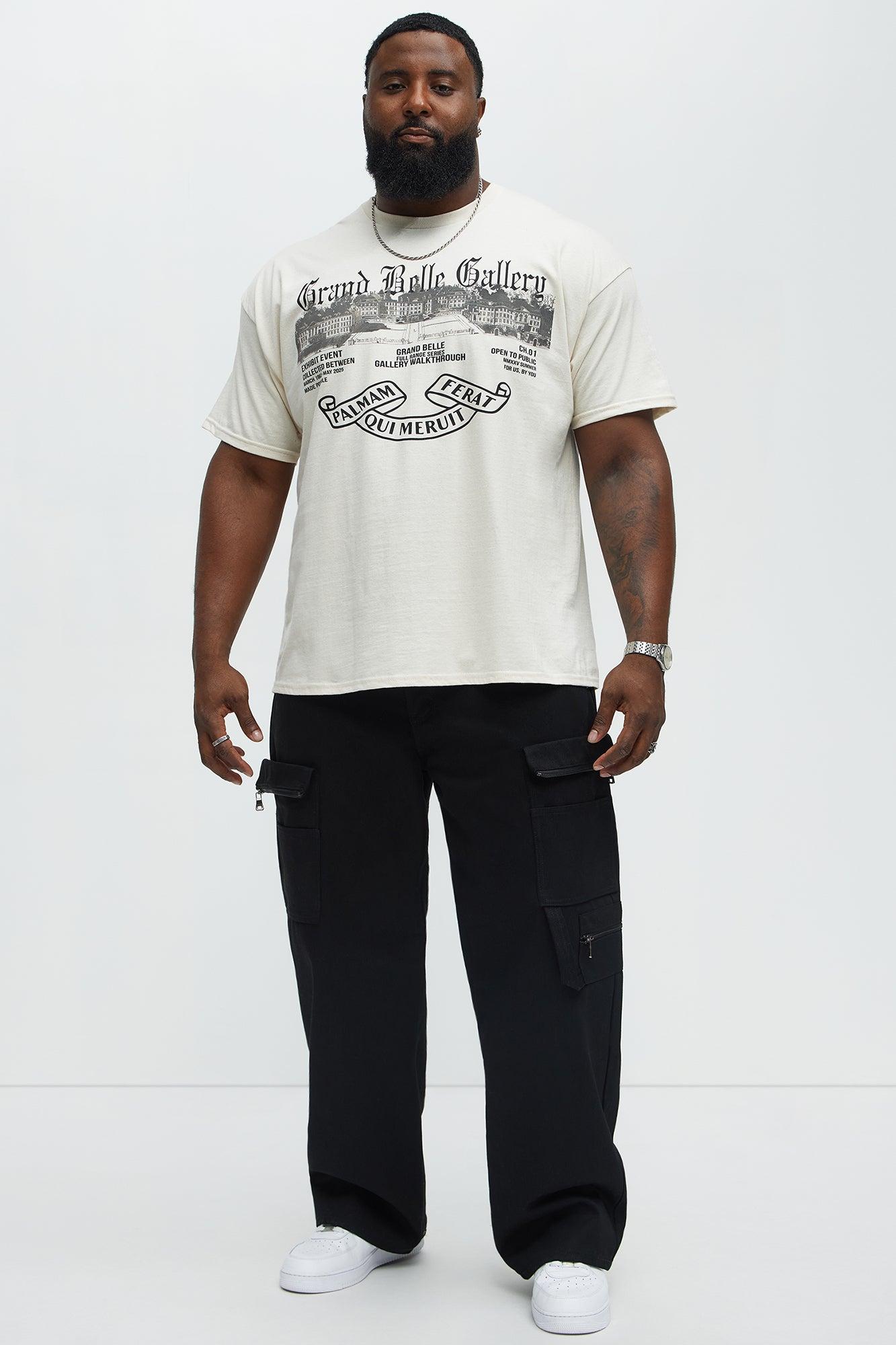 Grand Belle Gallery Short Sleeve Tee - Natural Male Product Image