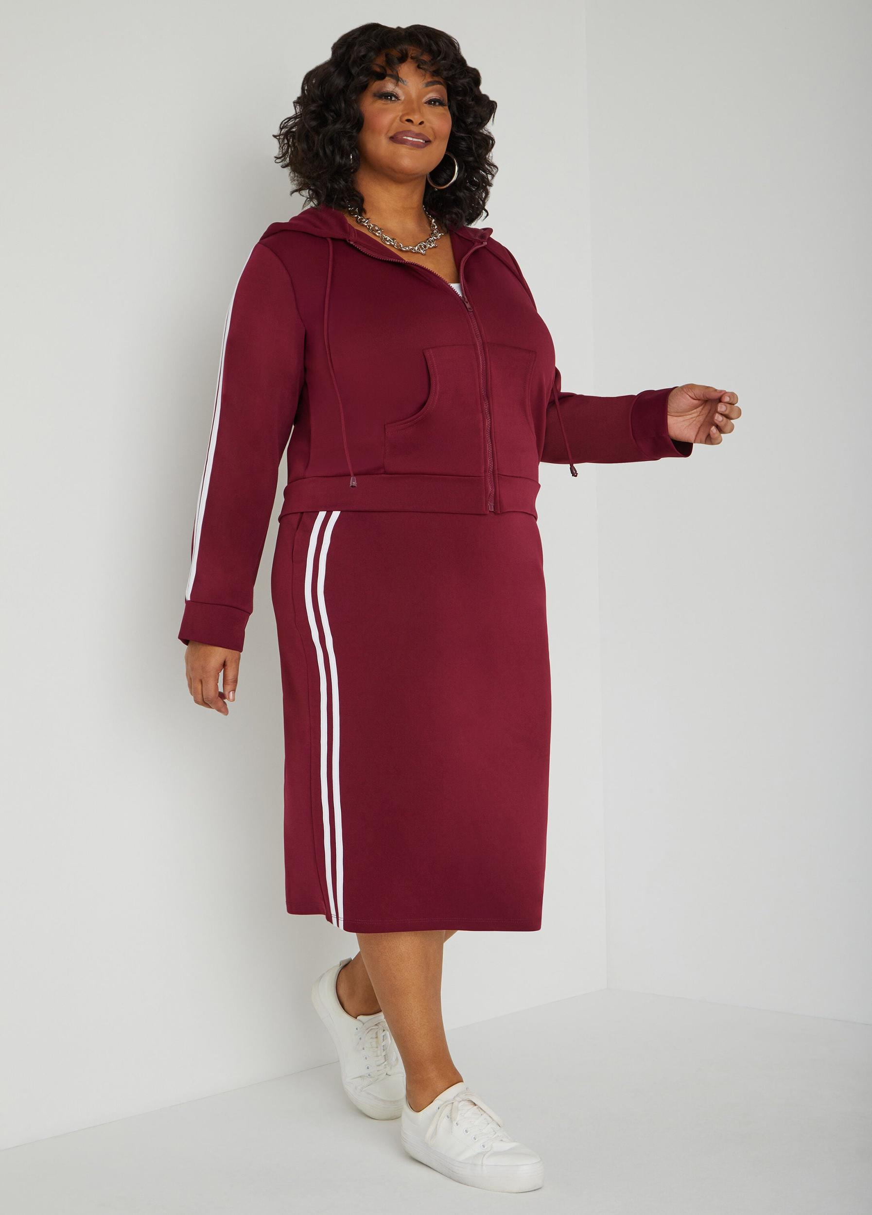 Hooded Striped Jacket Product Image