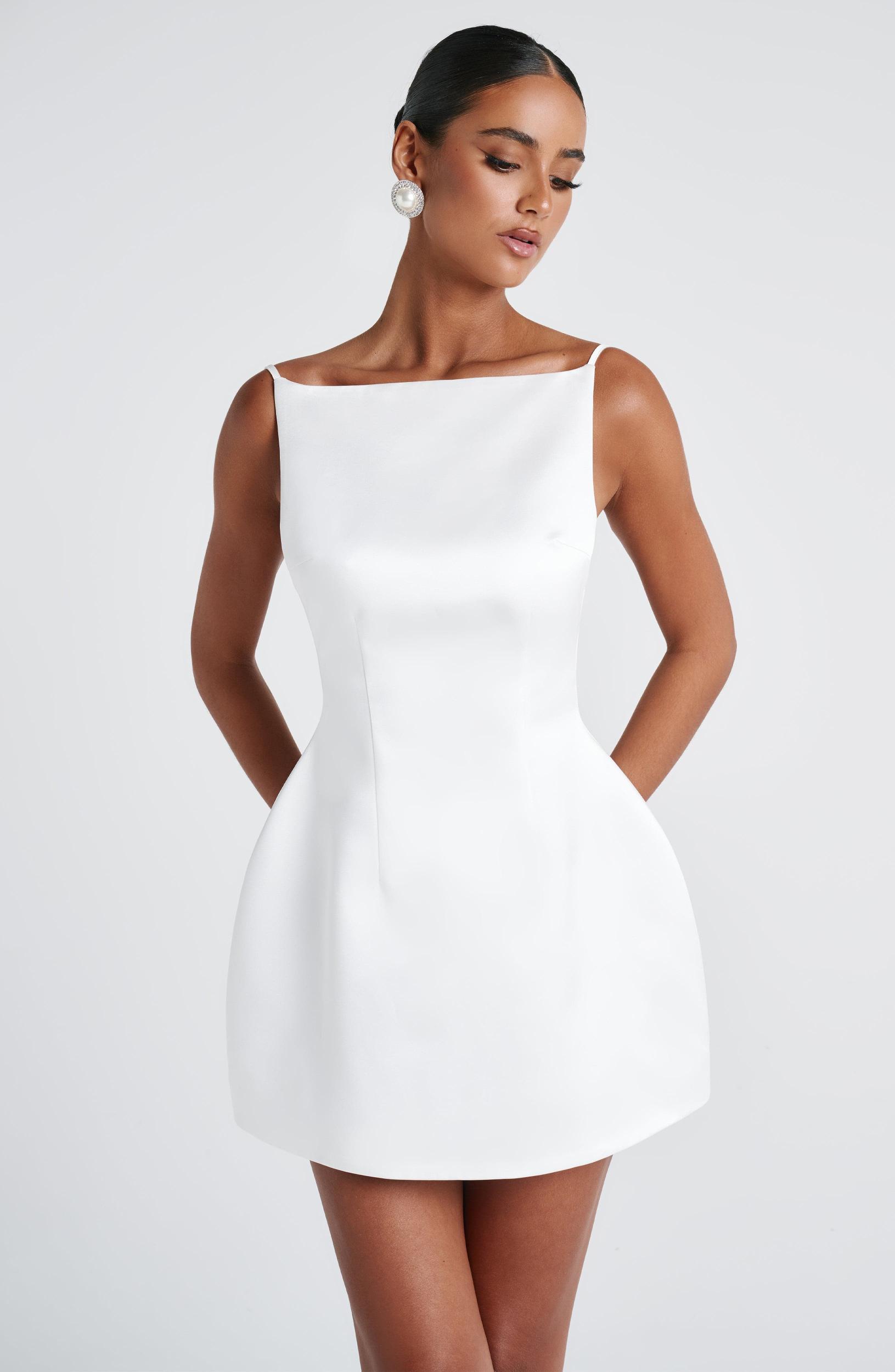 Tate Mini Dress - Ivory Product Image