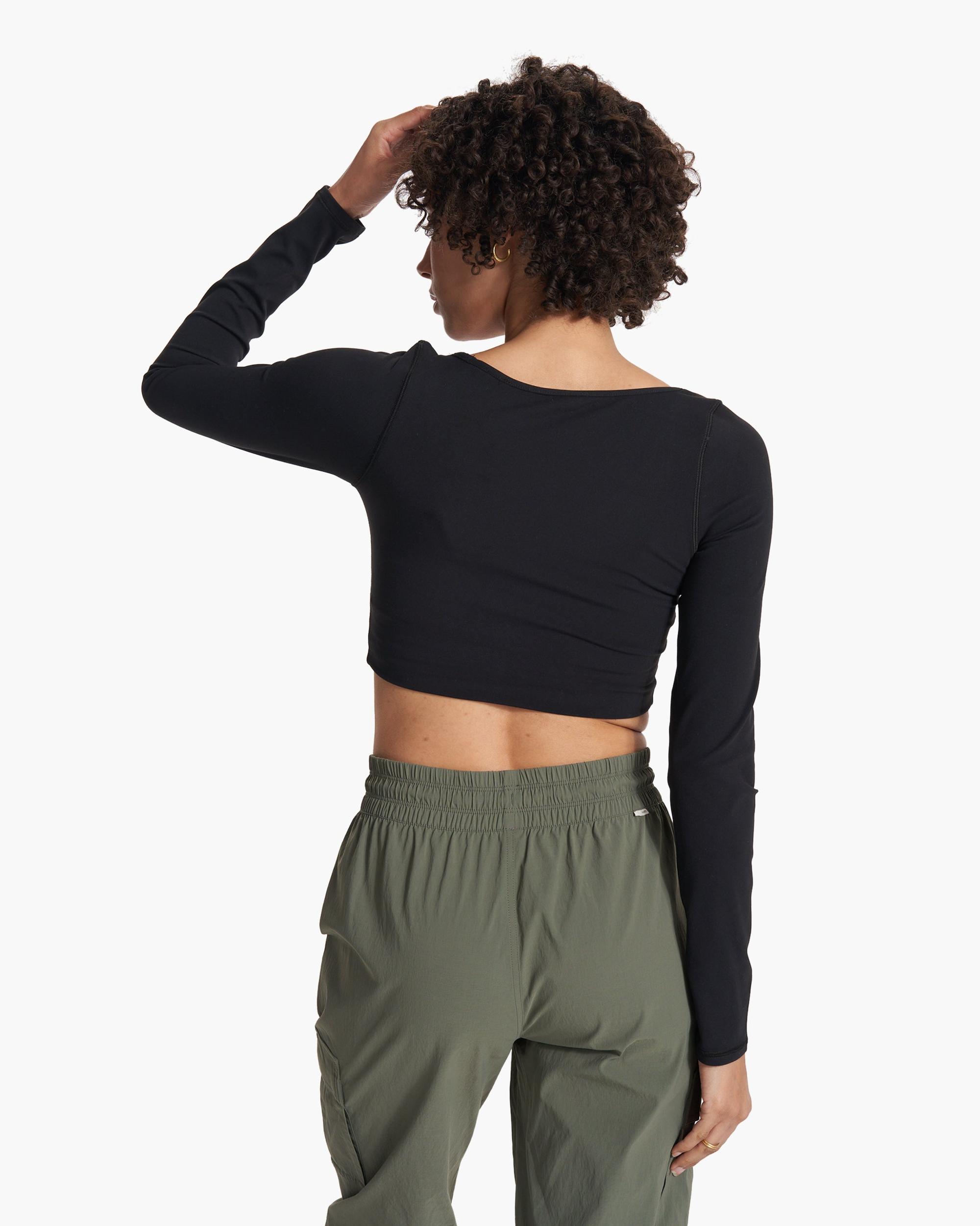 Long Sleeve Ruched Bra Product Image