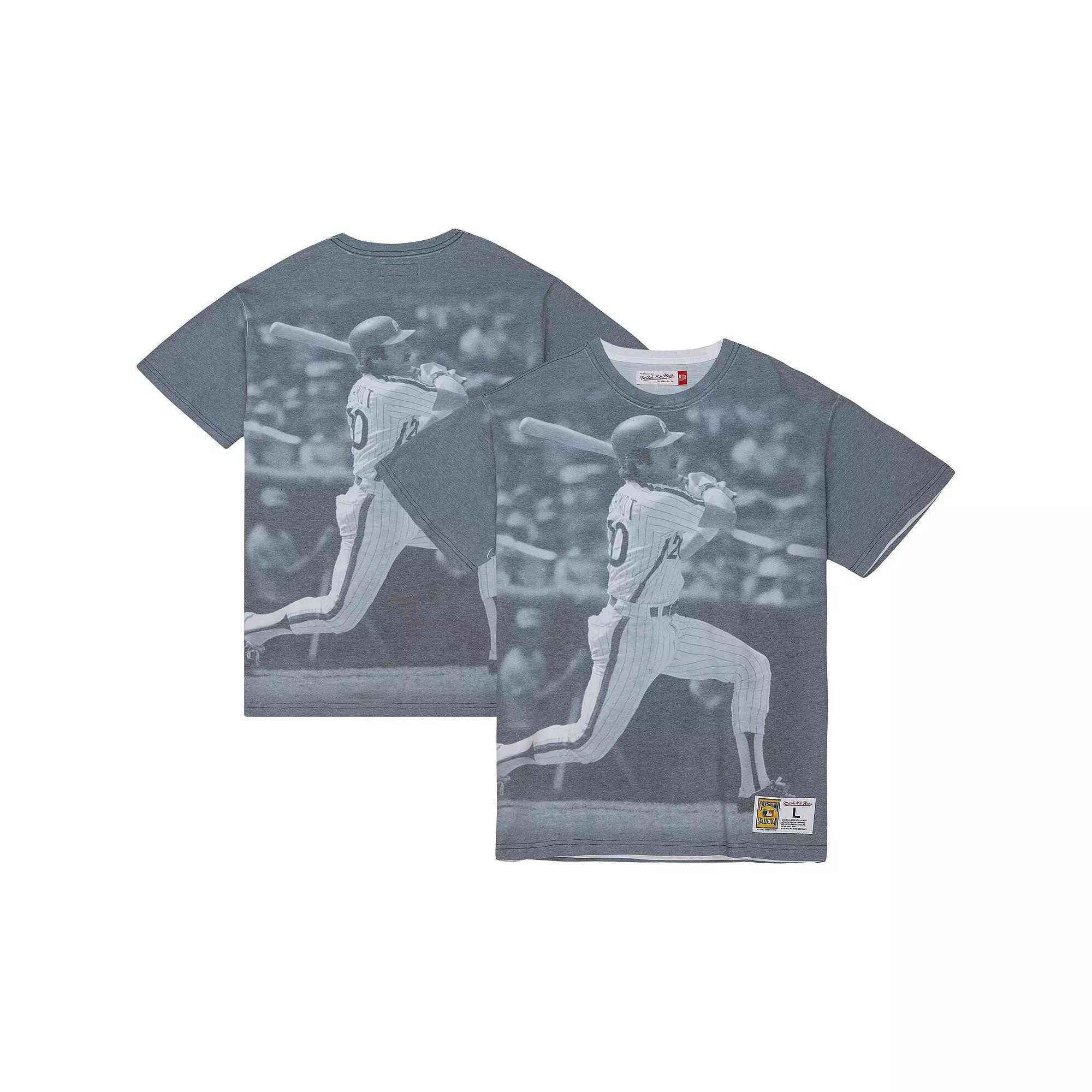 Men's Mitchell & Ness Mike Schmidt Philadelphia Phillies Cooperstown Collection Highlight Sublimated Player Graphic T-Shirt, Size: Small, White Product Image