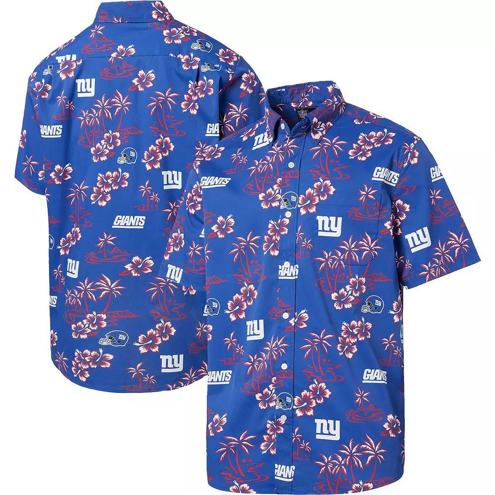 Men's Reyn Spooner Royal New York Giants Kekai Button-Up Shirt,  Product Image