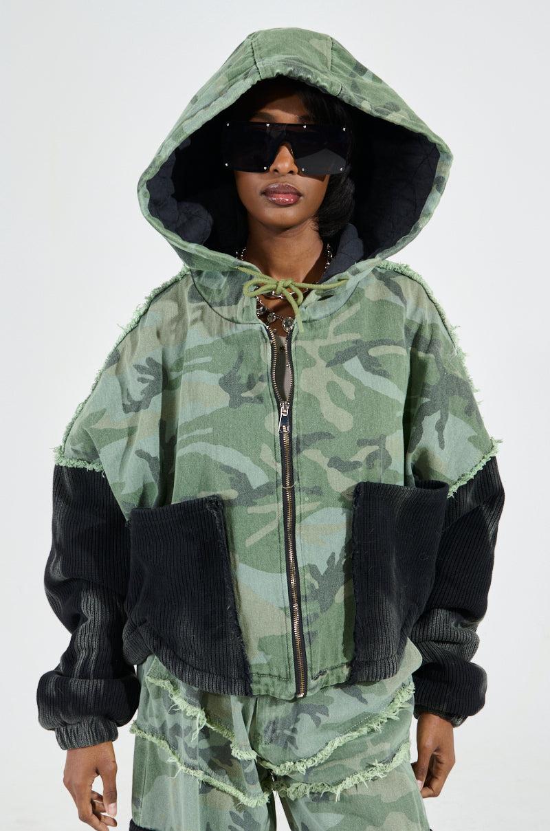 CADET MIXED MEDIA BOMBER Product Image