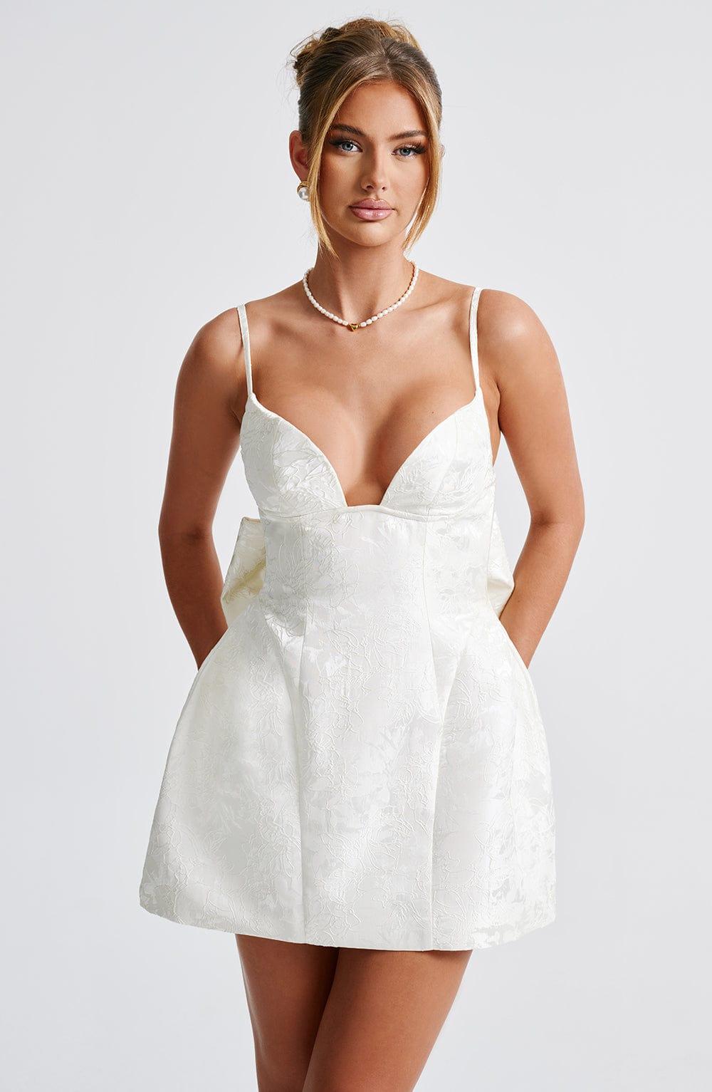 Zoella Mini Dress - Ivory Product Image