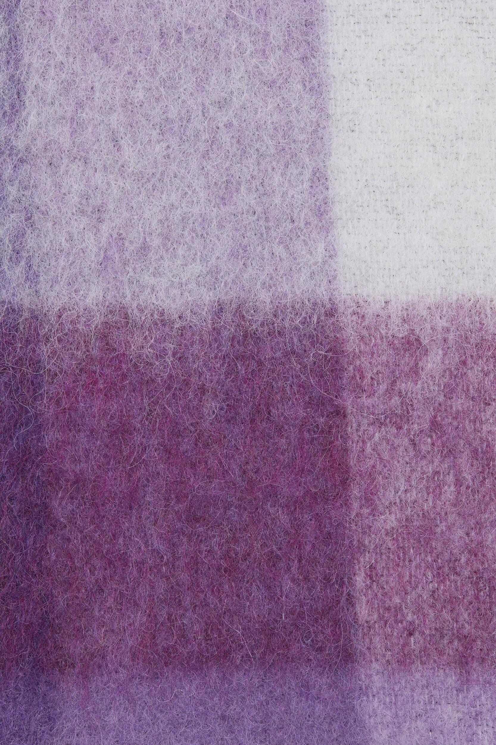 Mohair checked scarf Product Image