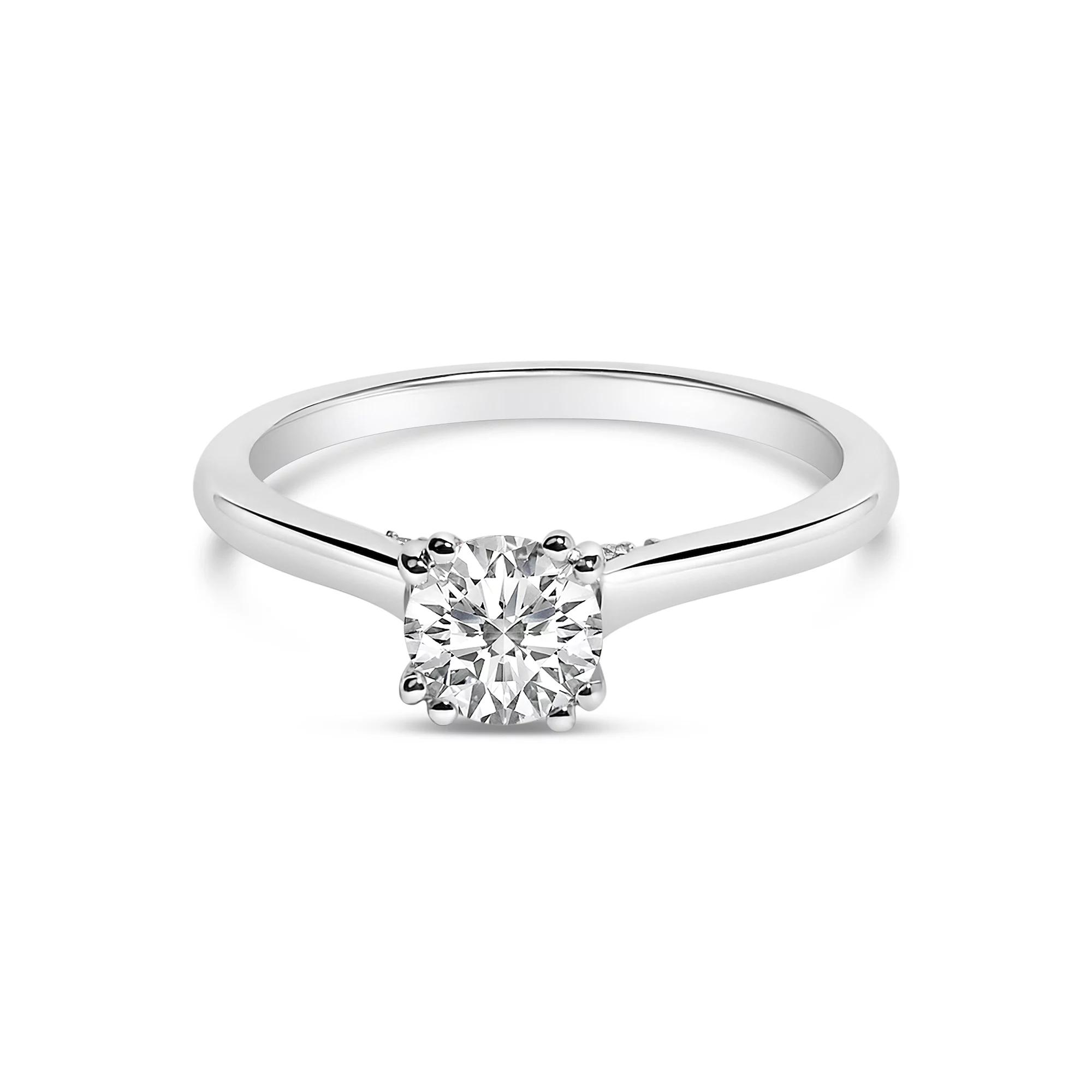 Haus of Brilliance 14k White Gold 3/4 Carat T.W. Lab-Grown Diamond Solitaire Ring, Women's, Size: 7 Product Image