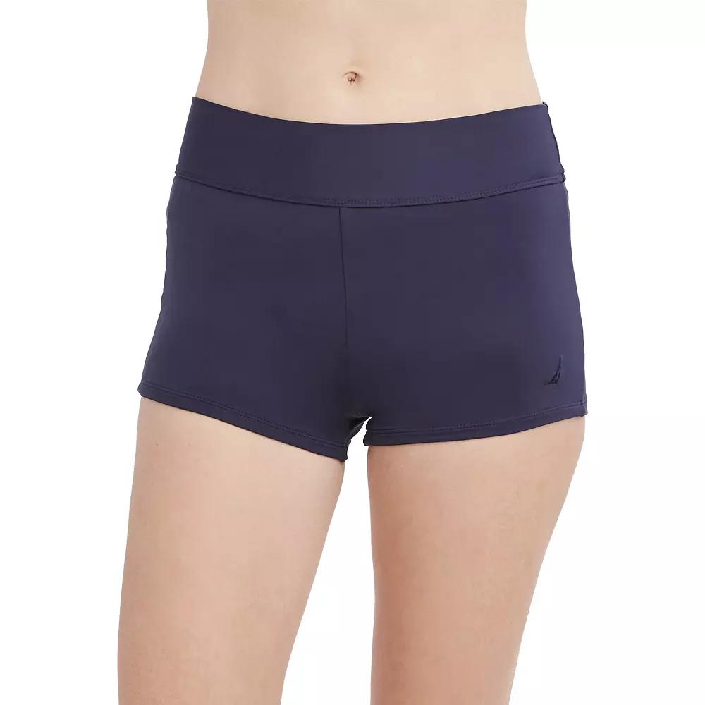 Women's Nautica Knit Boyshort Swim Bottoms,  Product Image