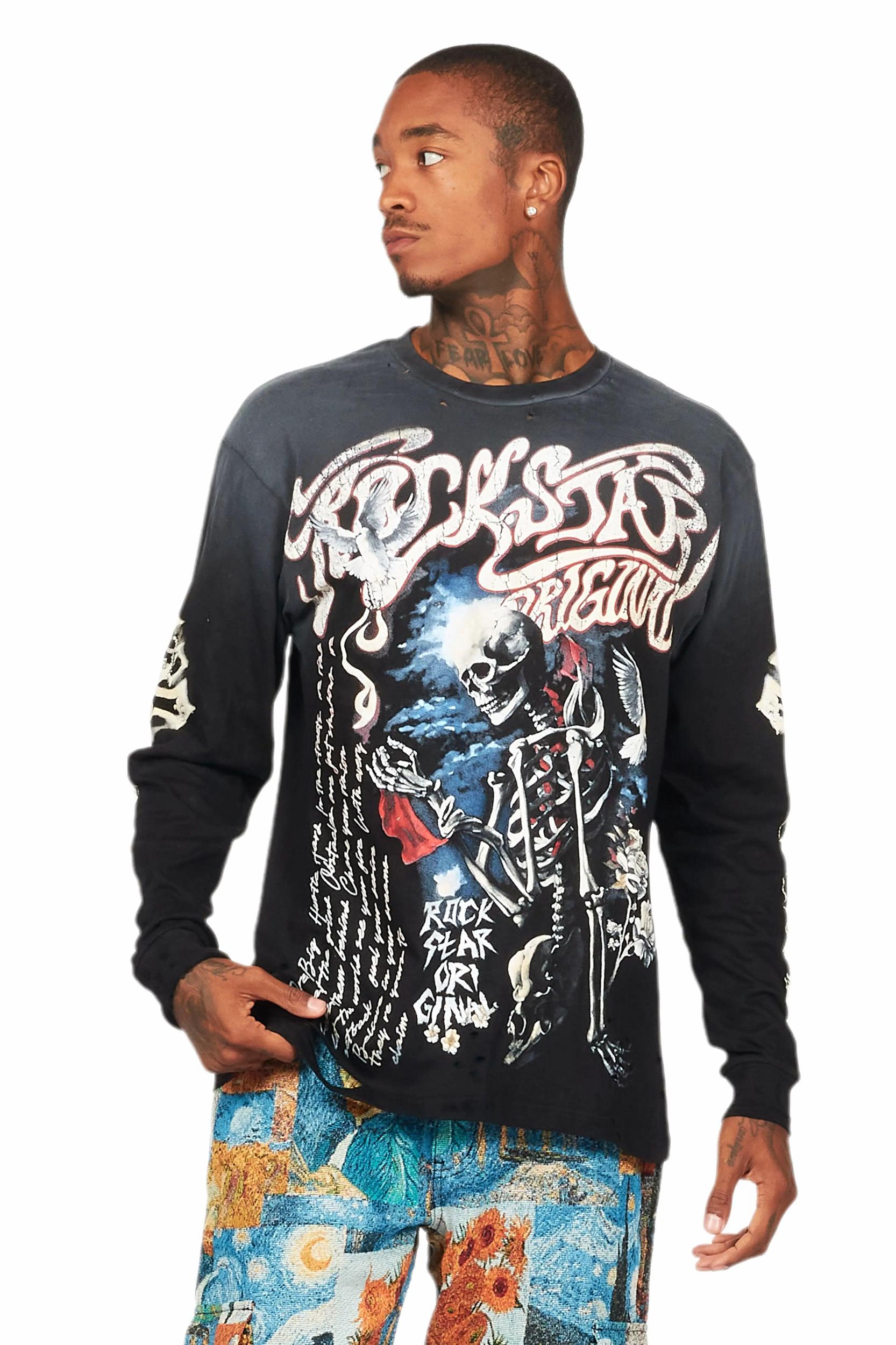 Chapelle Black Long Sleeve T-Shirt Female Product Image