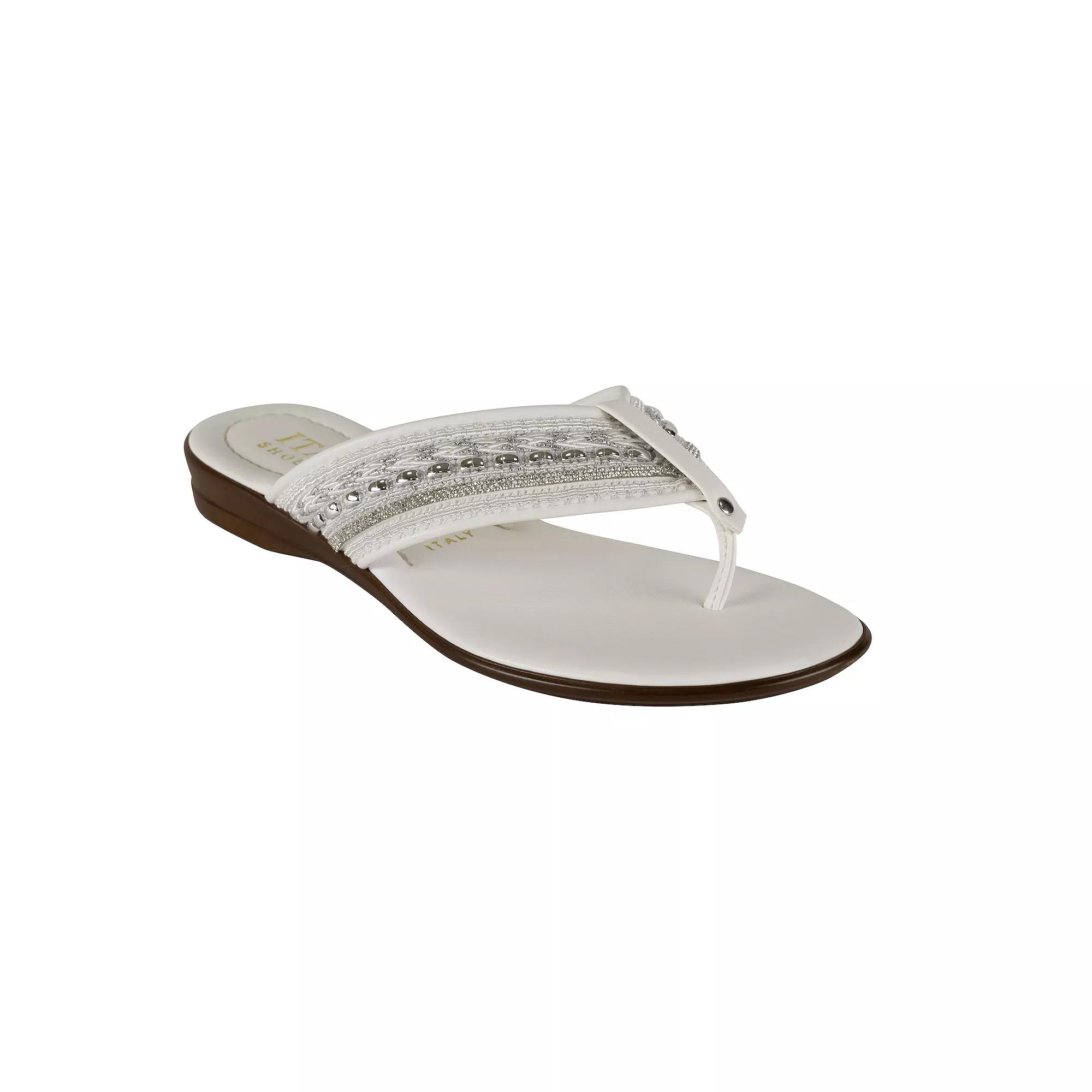 Italian Shoemakers Zali Women's Thong Sandals, Size: 5, White Product Image