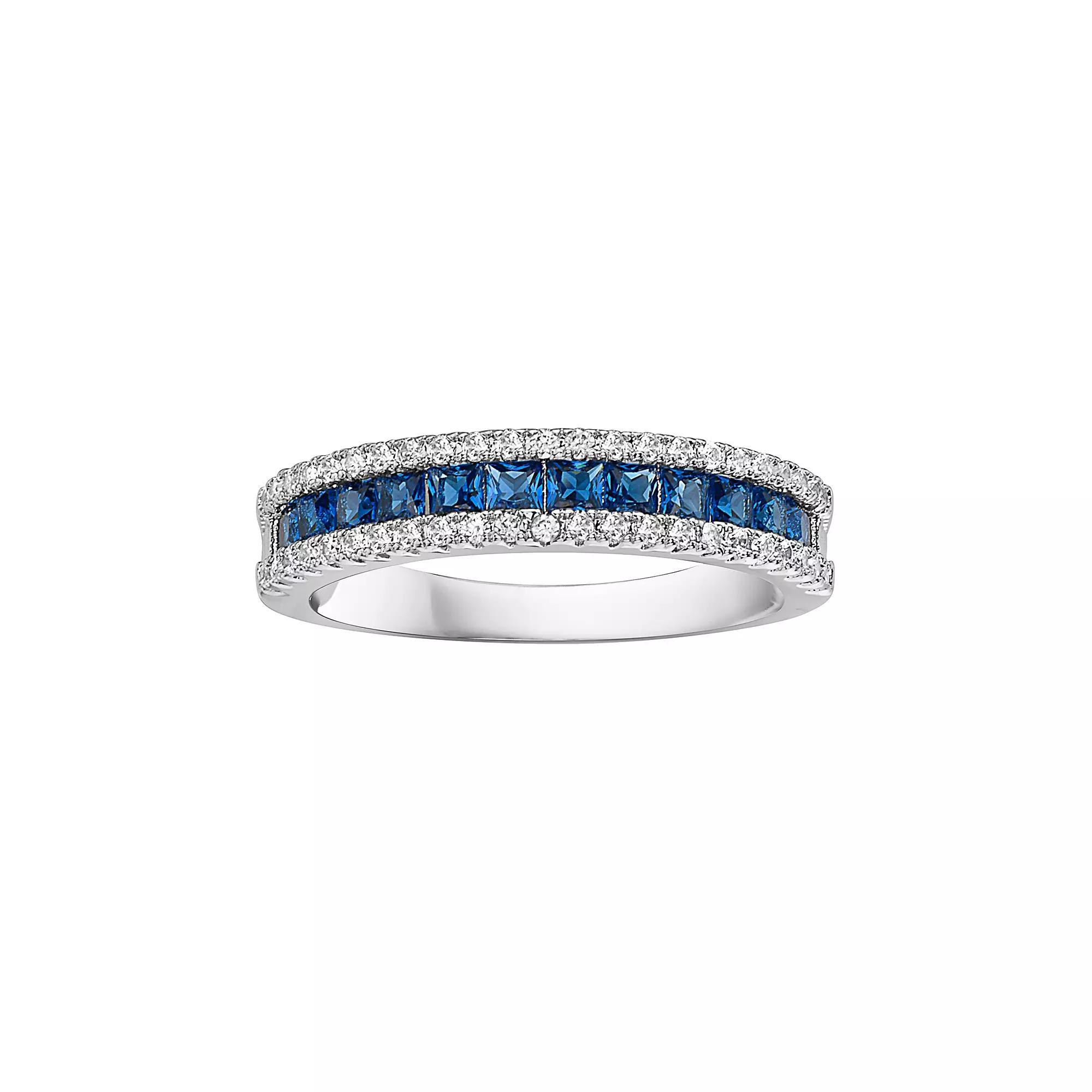 Sterling Silver Cubic Zirconia Band Ring, Women's,  Product Image