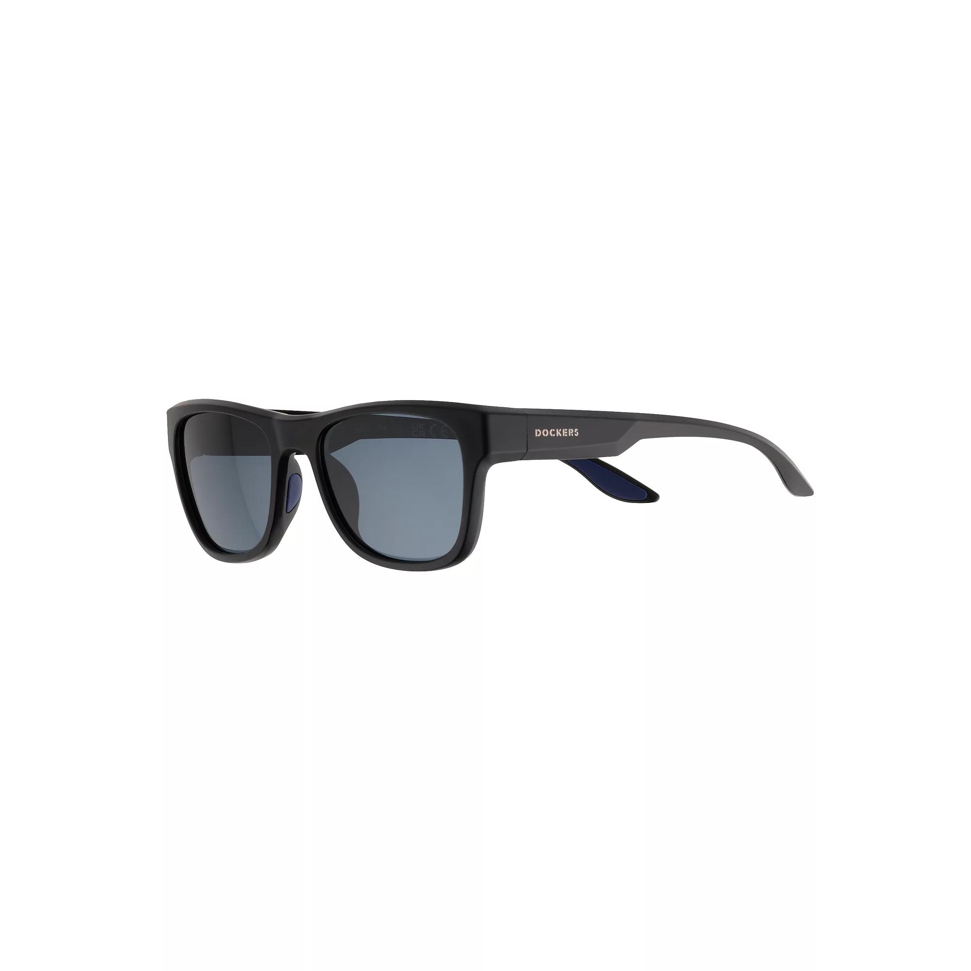 Men's Dockers® Plastic Wayfarer Sunglasses, Black Product Image