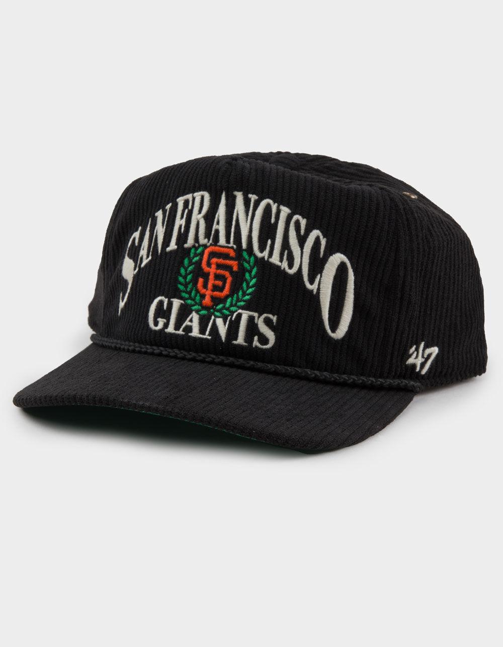 47 BRAND San Francisco Giants Pitchout Rope '47 Hitch Snapback Hat - BLACK Product Image